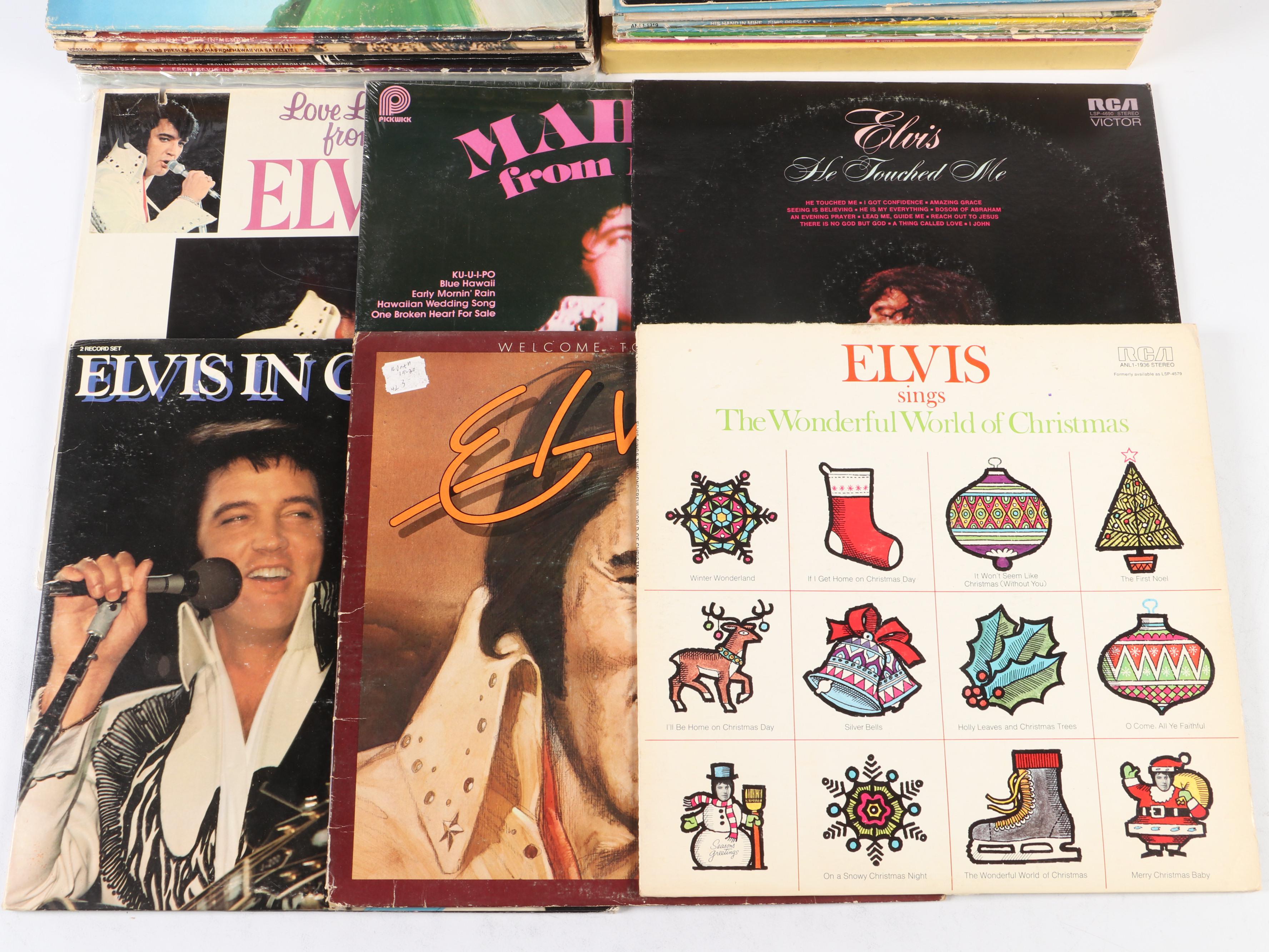Elvis Presley Vinyl Record Albums