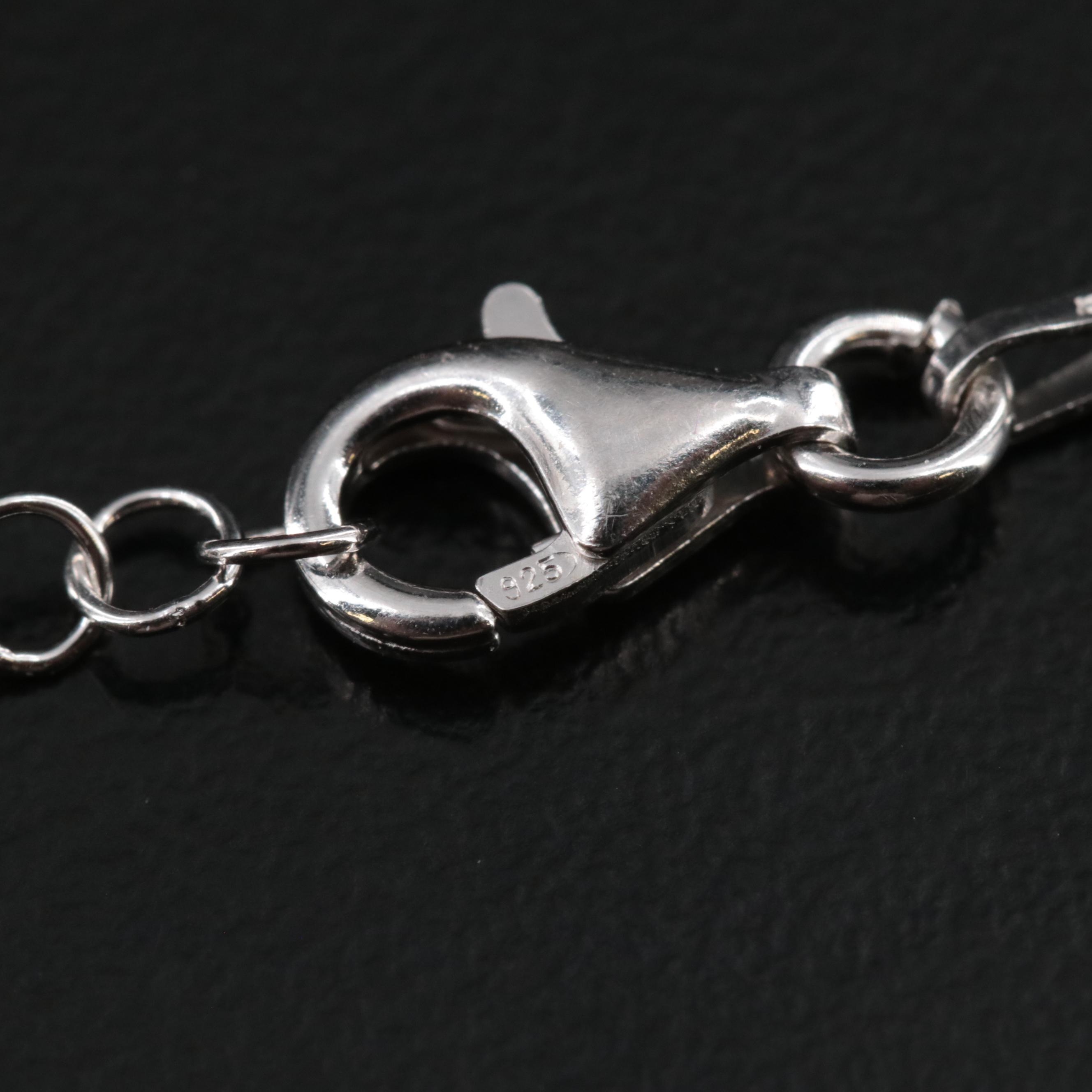 Sterling Paper Clip Chain Necklace