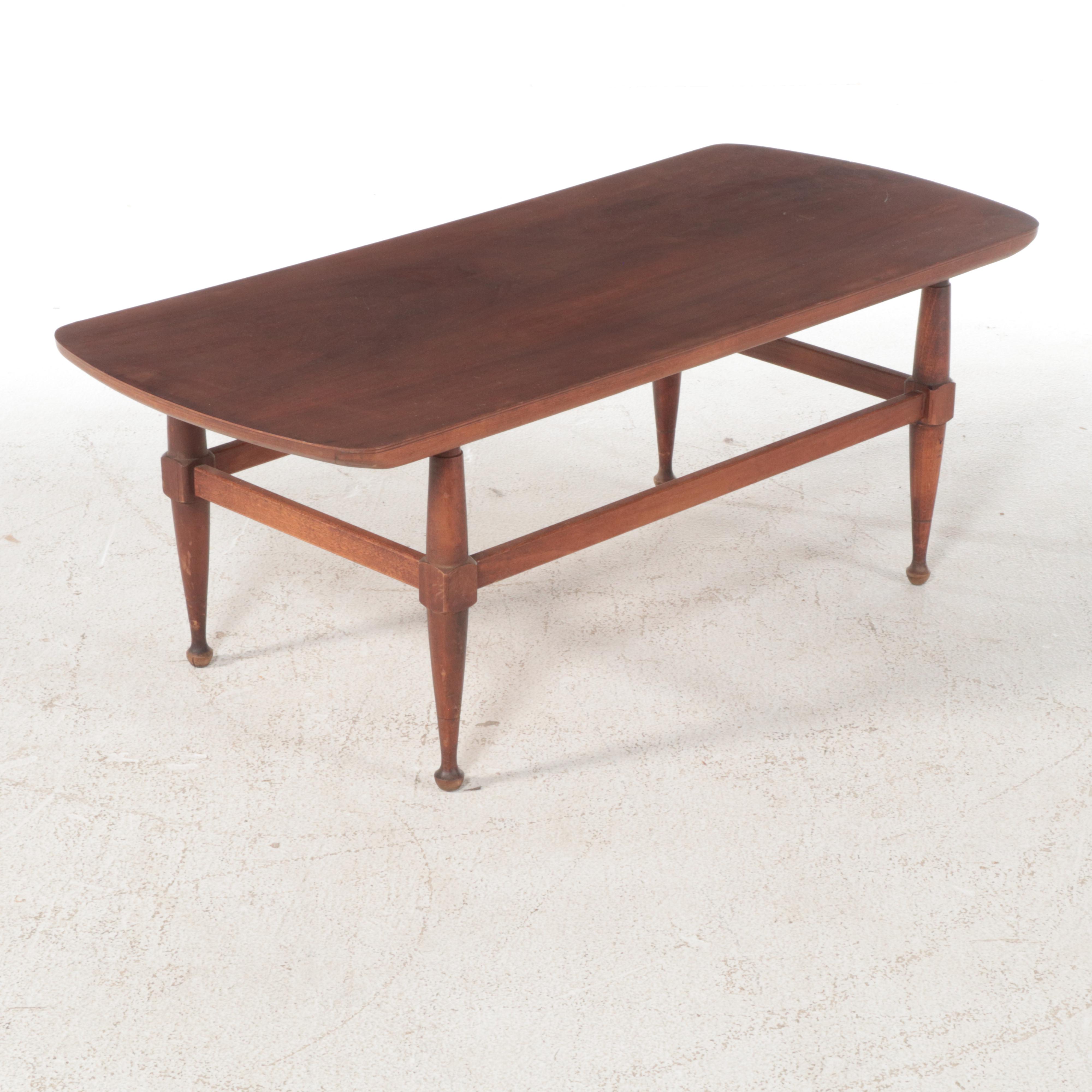 Mid Century Modern Walnut Coffee Table