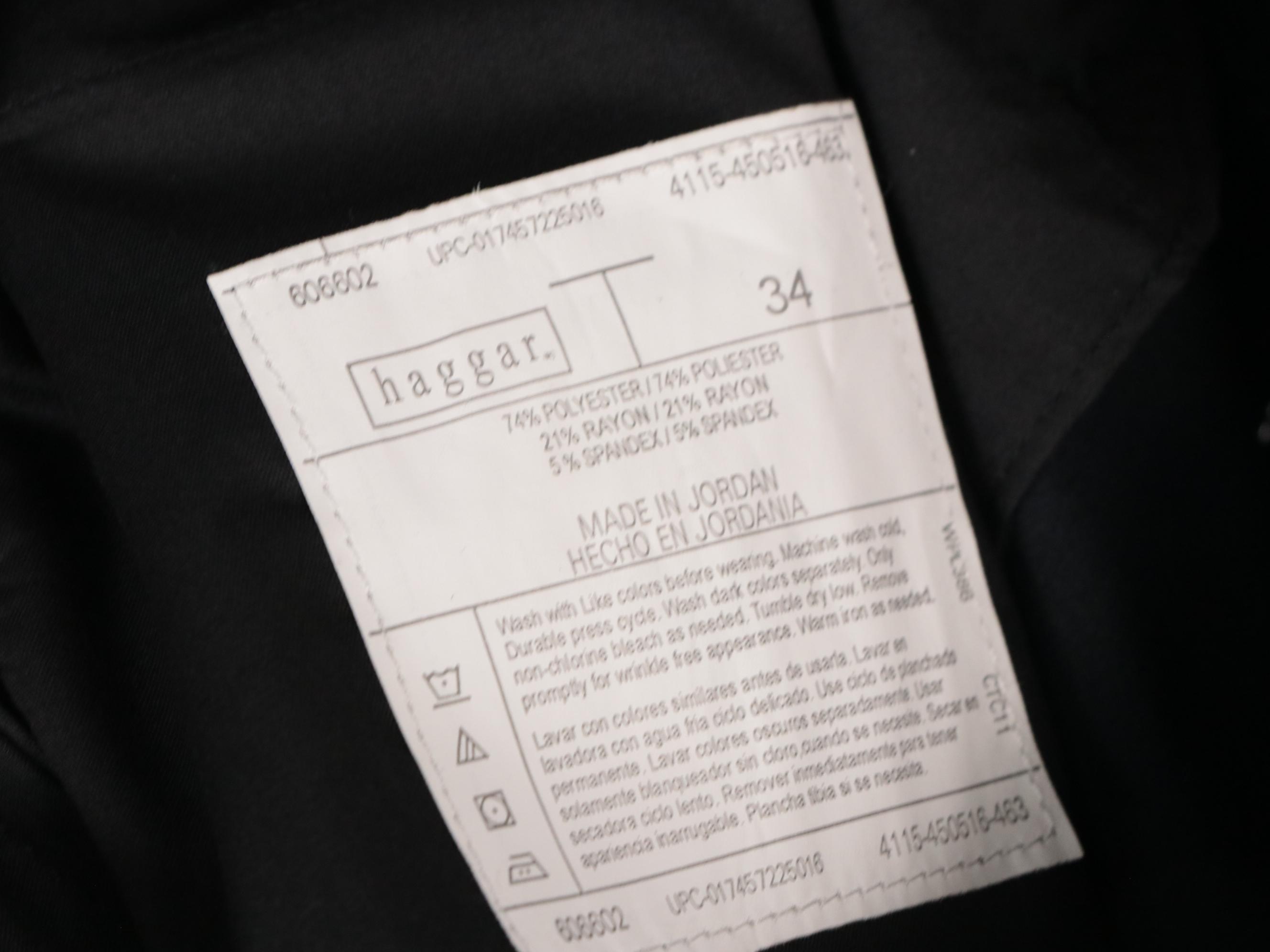 Men's Haggar Khaki, Navy and Black Pleated and Plain Front Shorts, With Tags