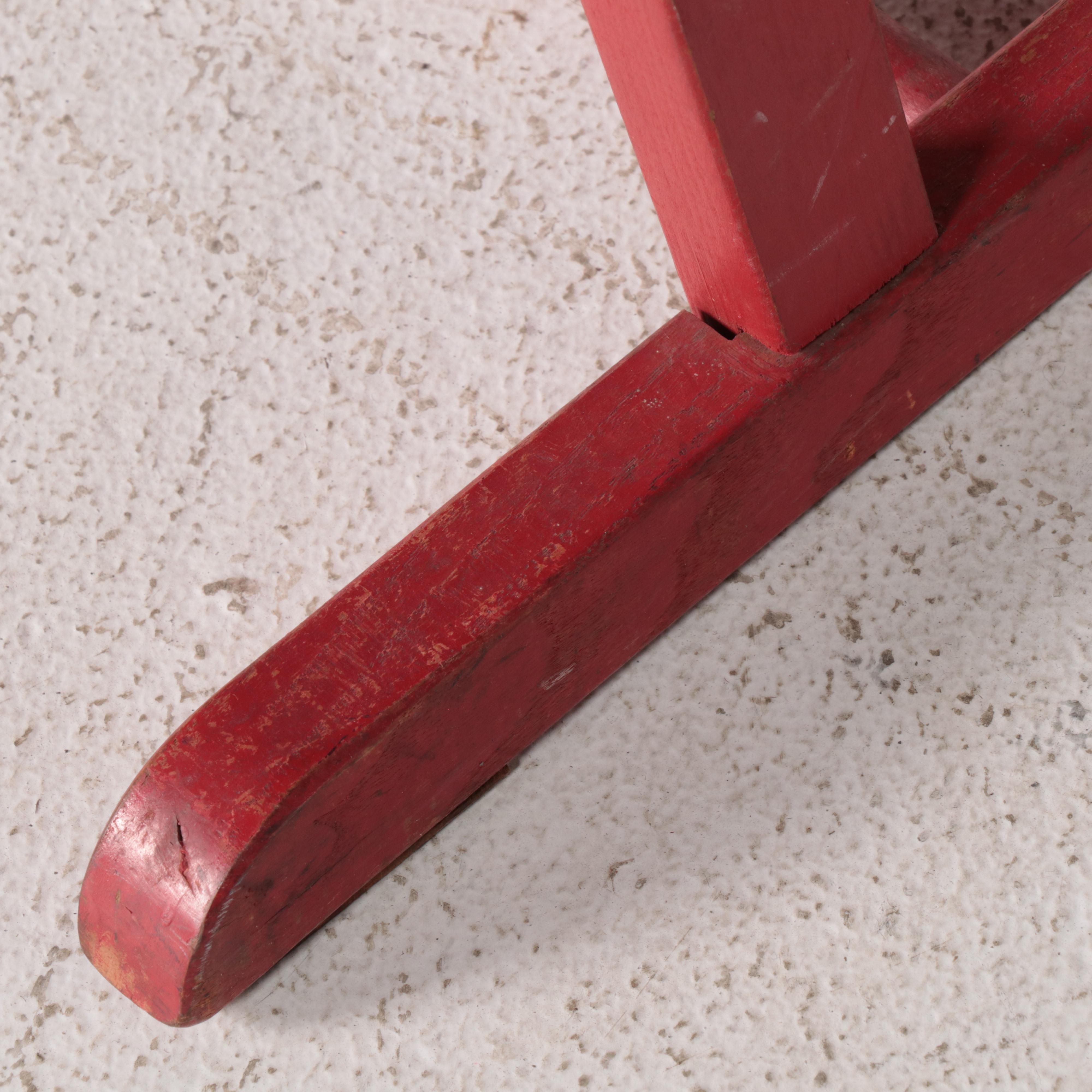 Wooden "The Wonder Horse" Rocking Horses, Mid-20th Century