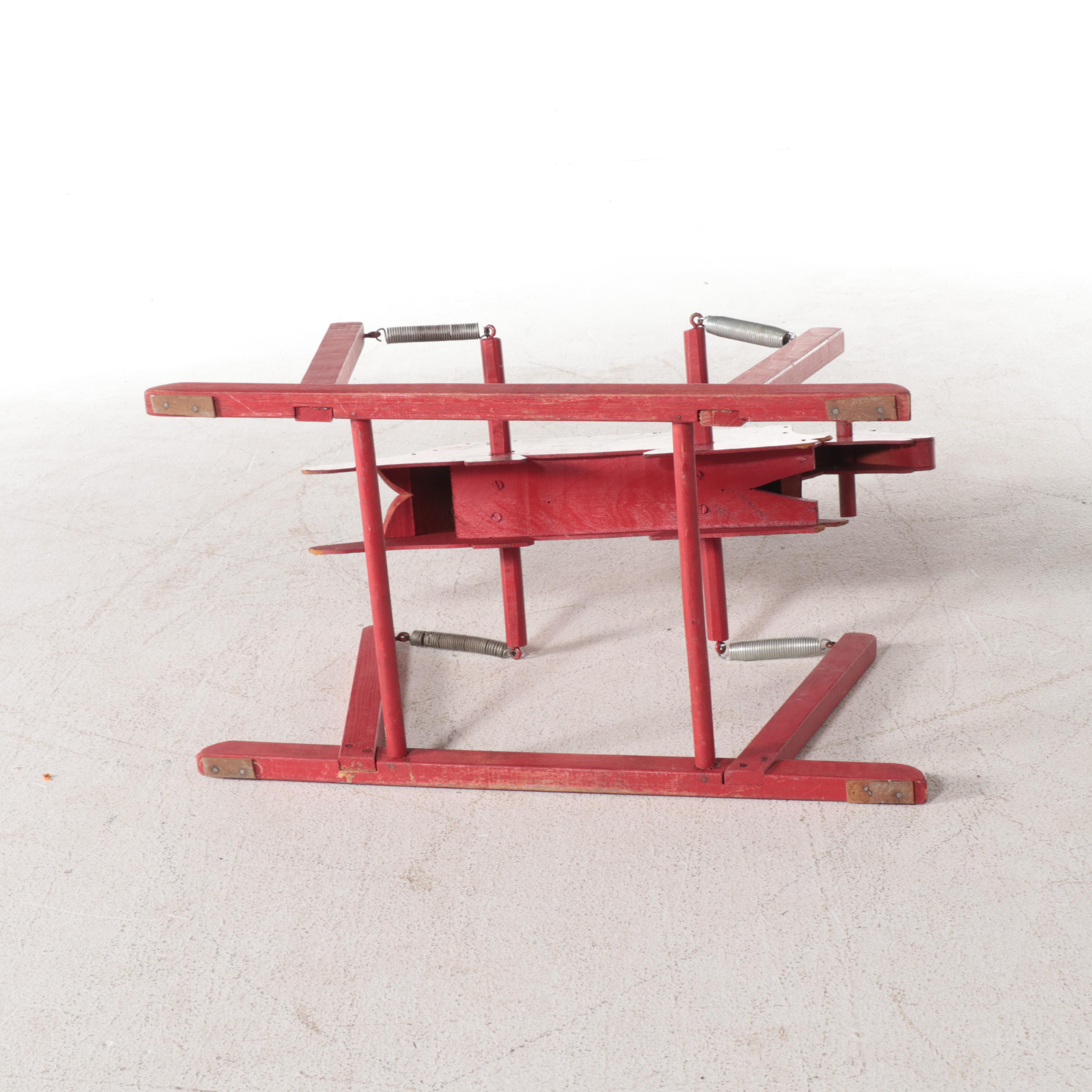 Wooden "The Wonder Horse" Rocking Horses, Mid-20th Century