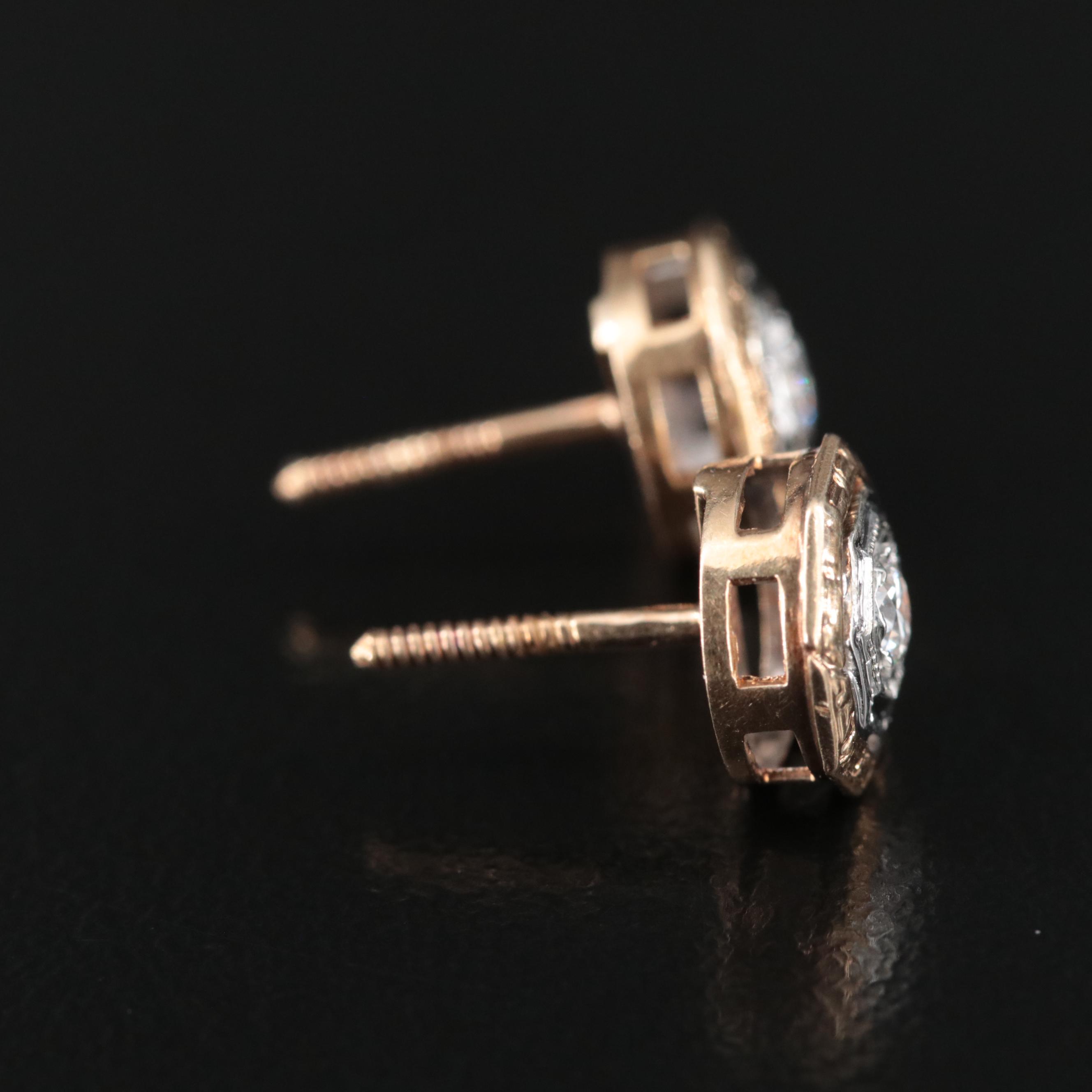 14K 0.20 CTW Diamond Stud Earrings