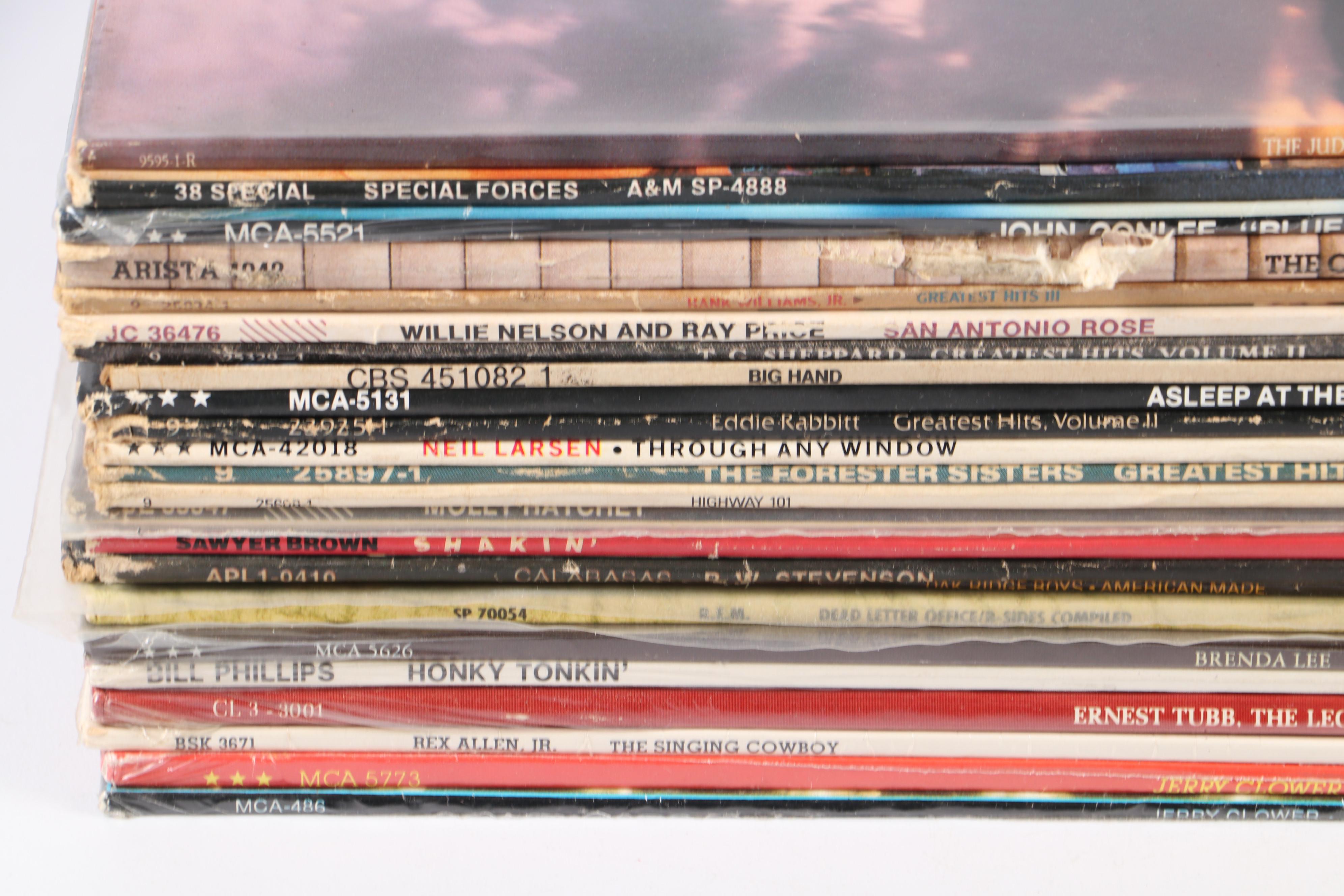 Hank Williams Jr., Willie Nelson, and More Country Vinyl Record Albums