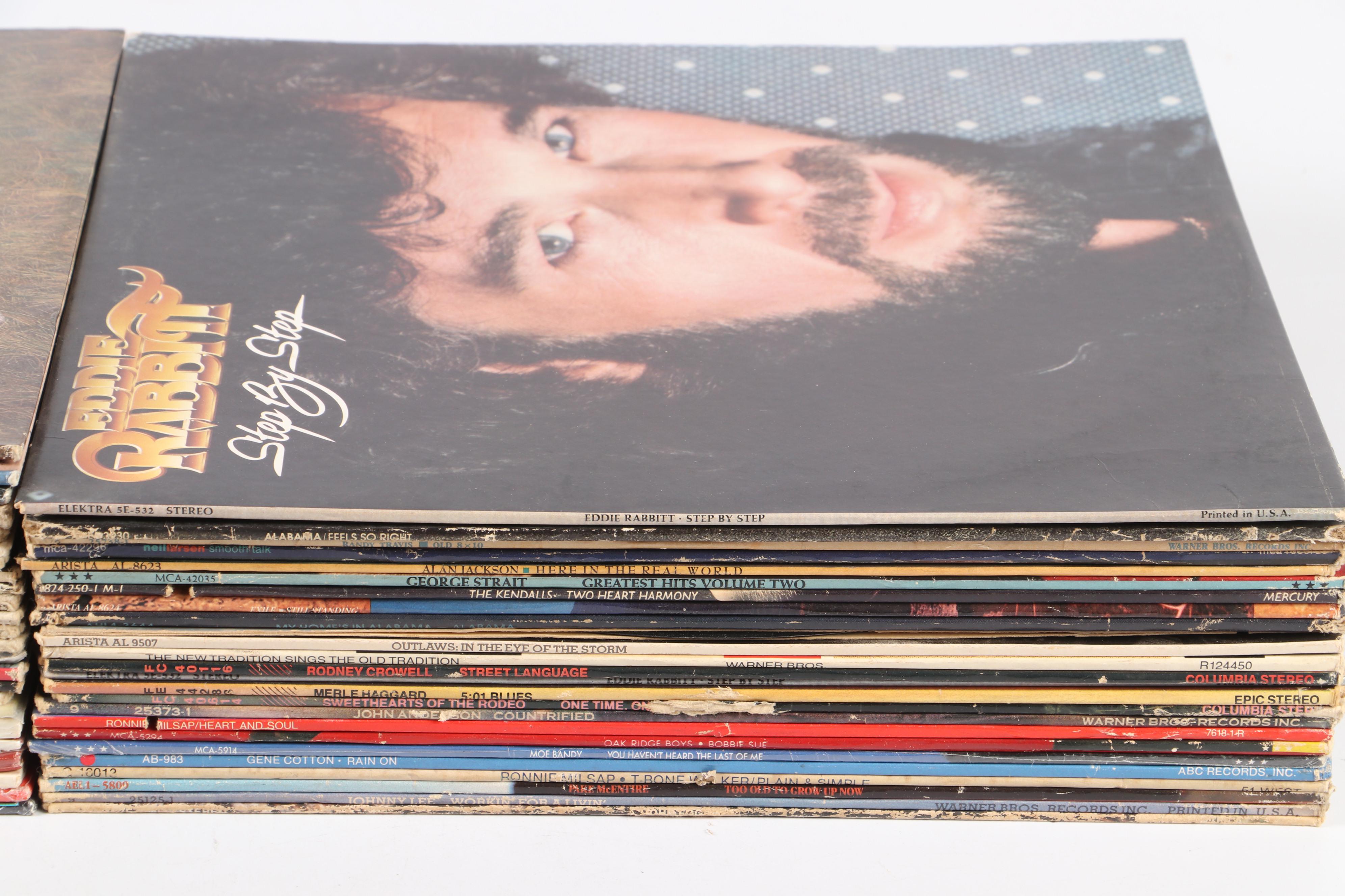 Hank Williams Jr., Willie Nelson, and More Country Vinyl Record Albums