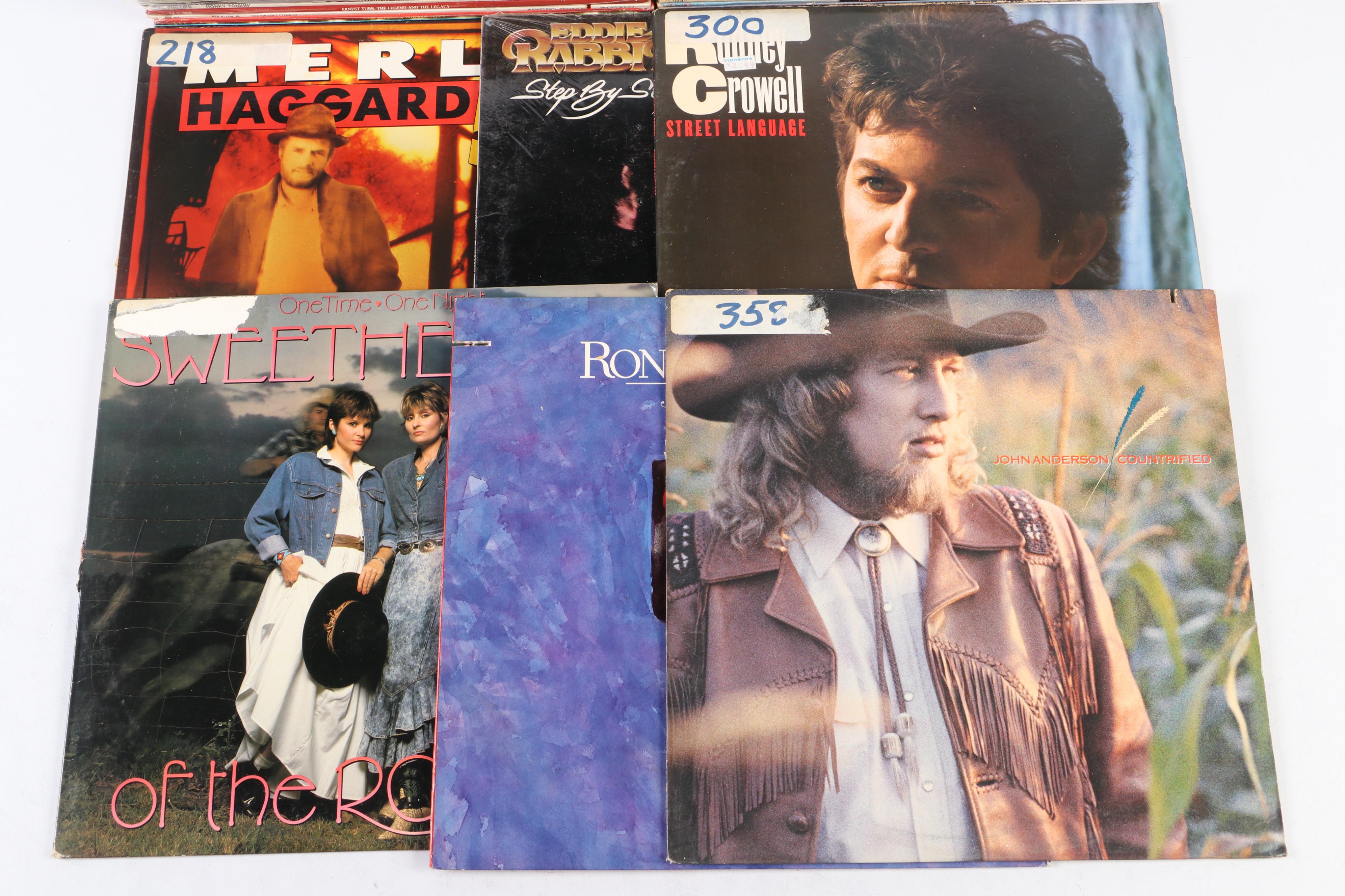 Hank Williams Jr., Willie Nelson, and More Country Vinyl Record Albums