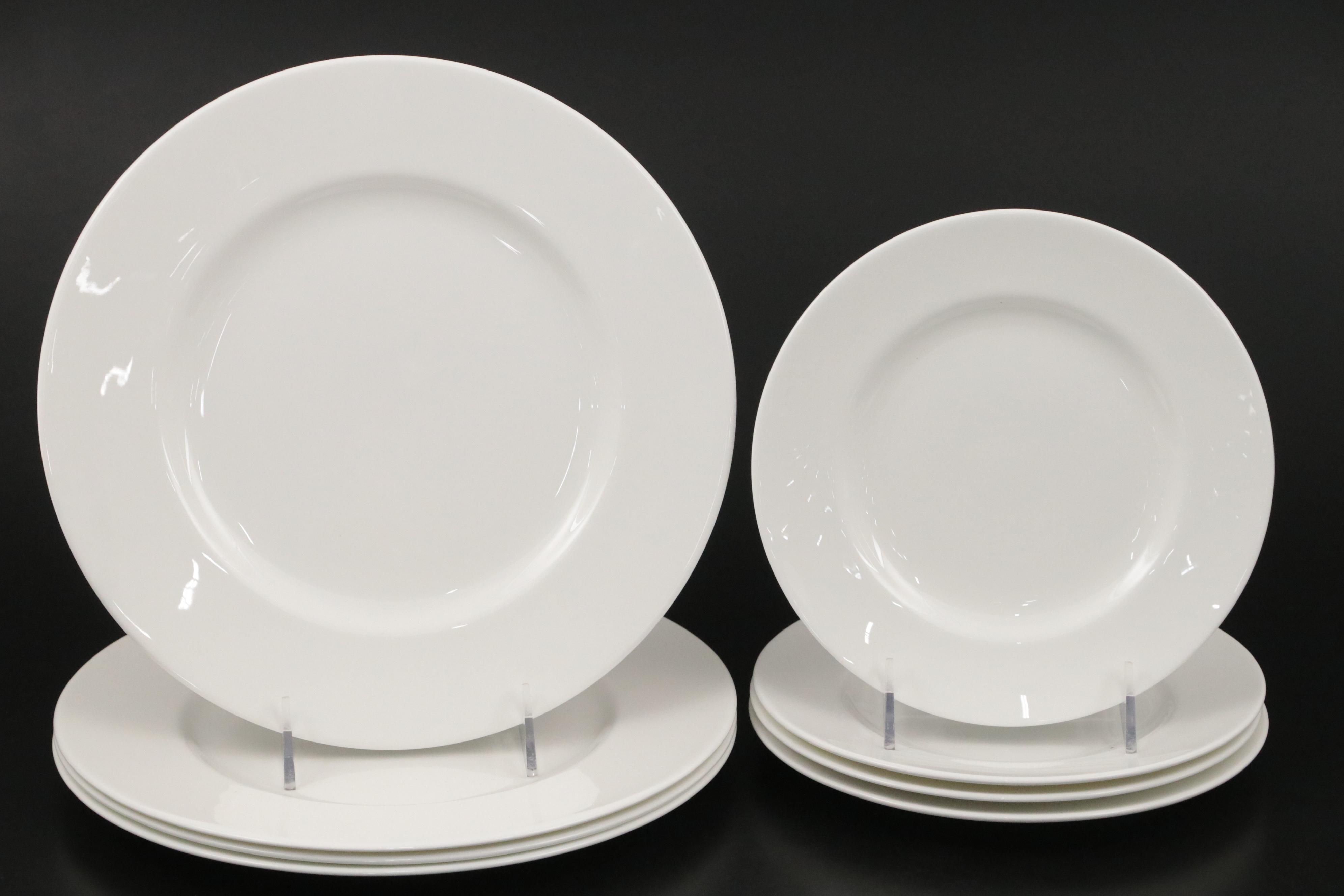 Wedgwood "Wedgwood White" Bone China Dinner Plate, Salad Plates, and More