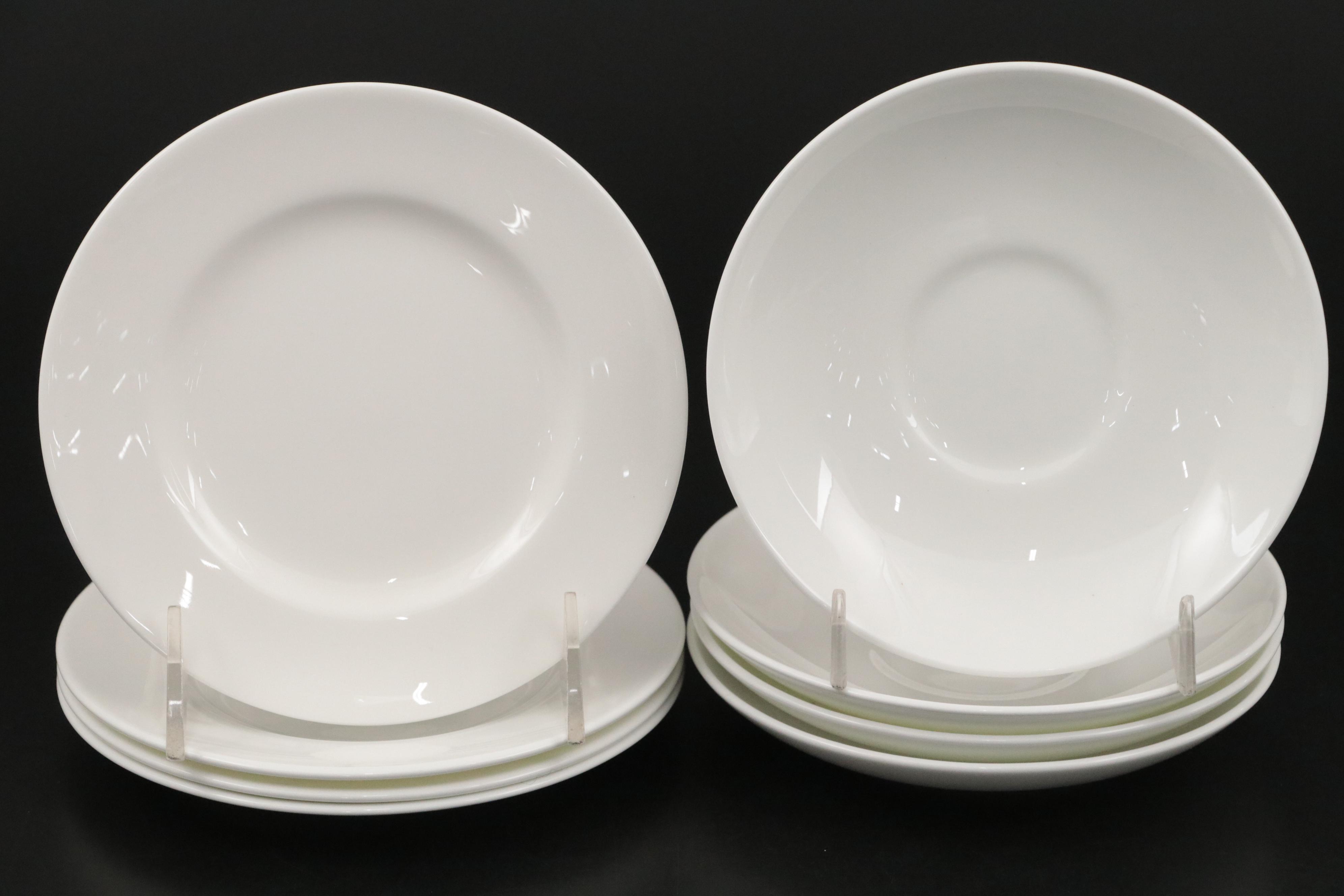 Wedgwood "Wedgwood White" Bone China Dinner Plate, Salad Plates, and More