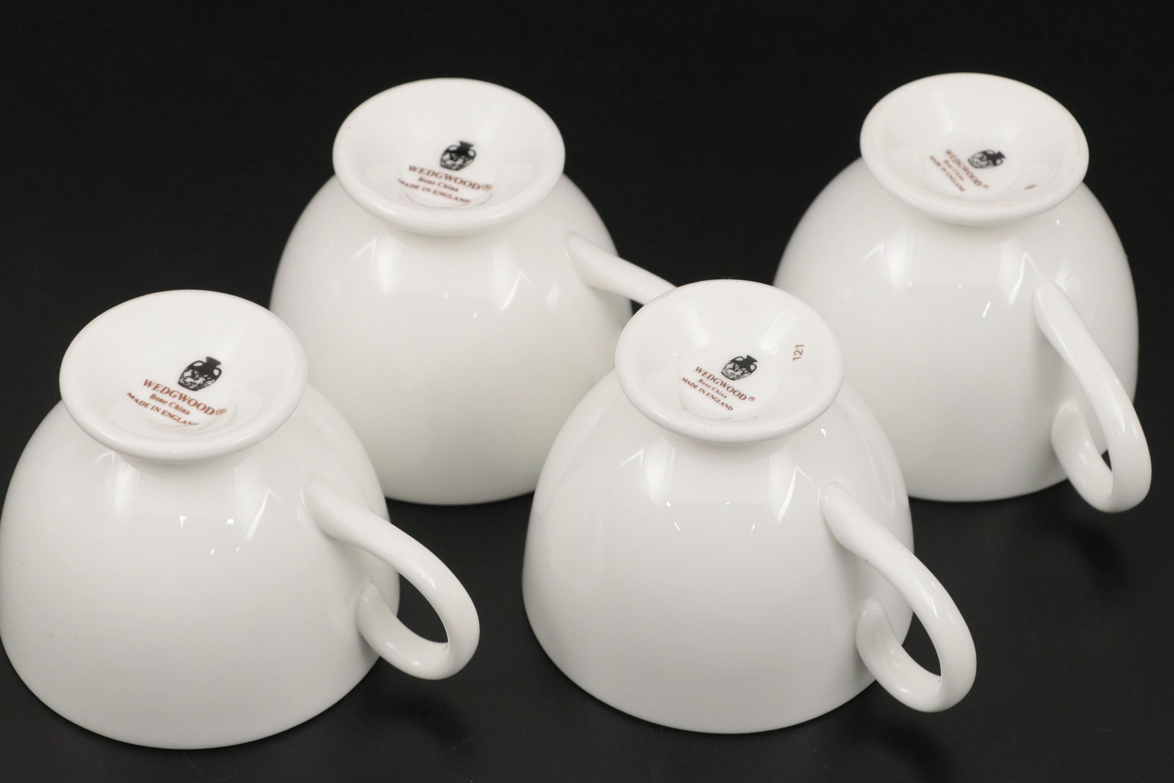 Wedgwood "Wedgwood White" Bone China Dinner Plate, Salad Plates, and More