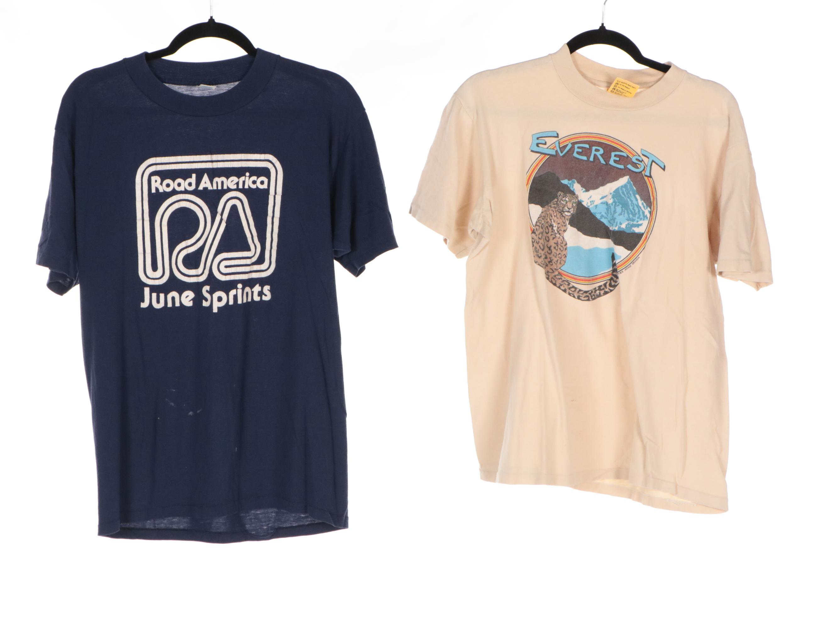 Men's Assorted Graphic Cotton Tees Including Spaceballs, Car Brands and More