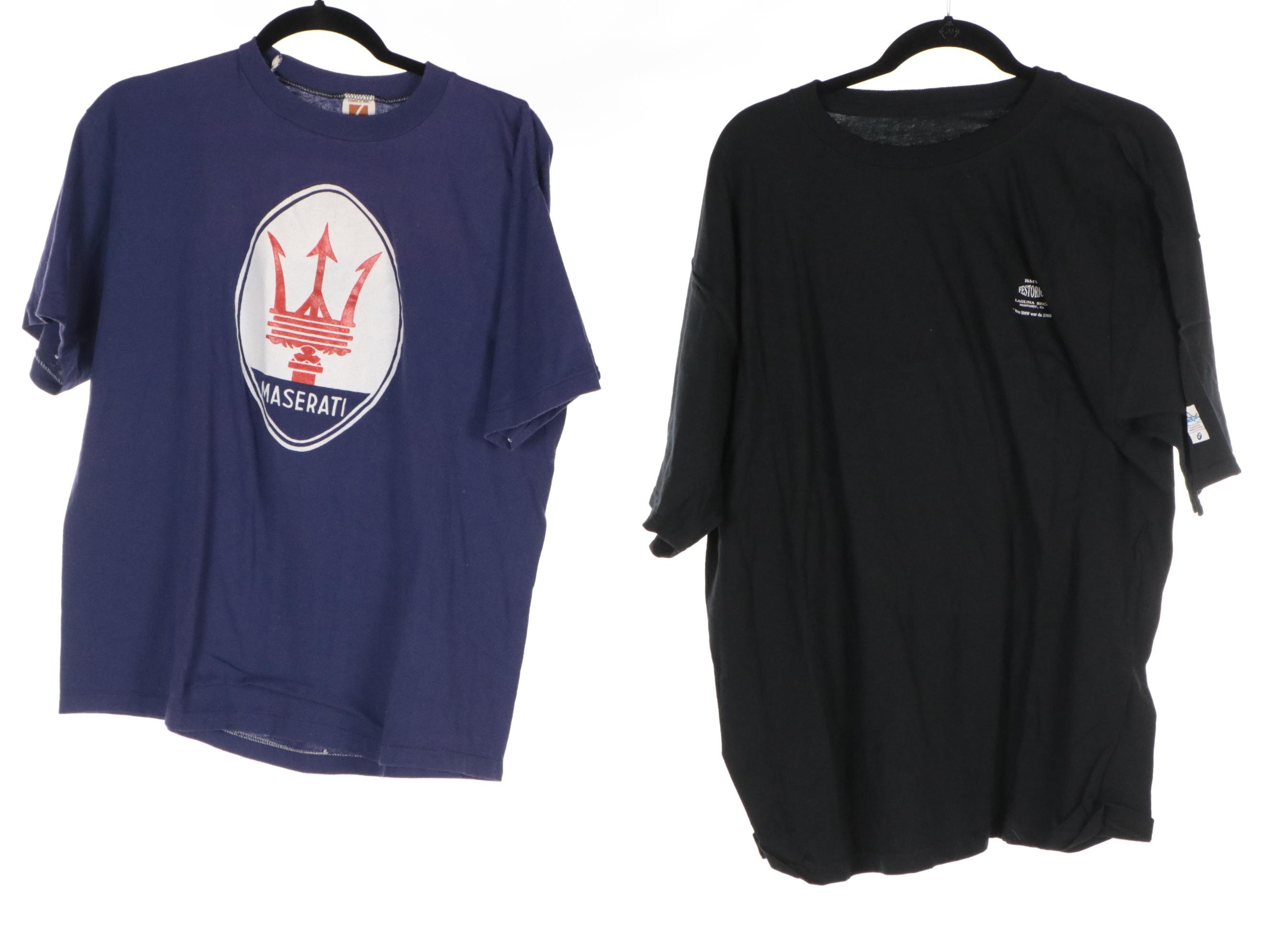 Men's Assorted Graphic Cotton Tees Including Spaceballs, Car Brands and More