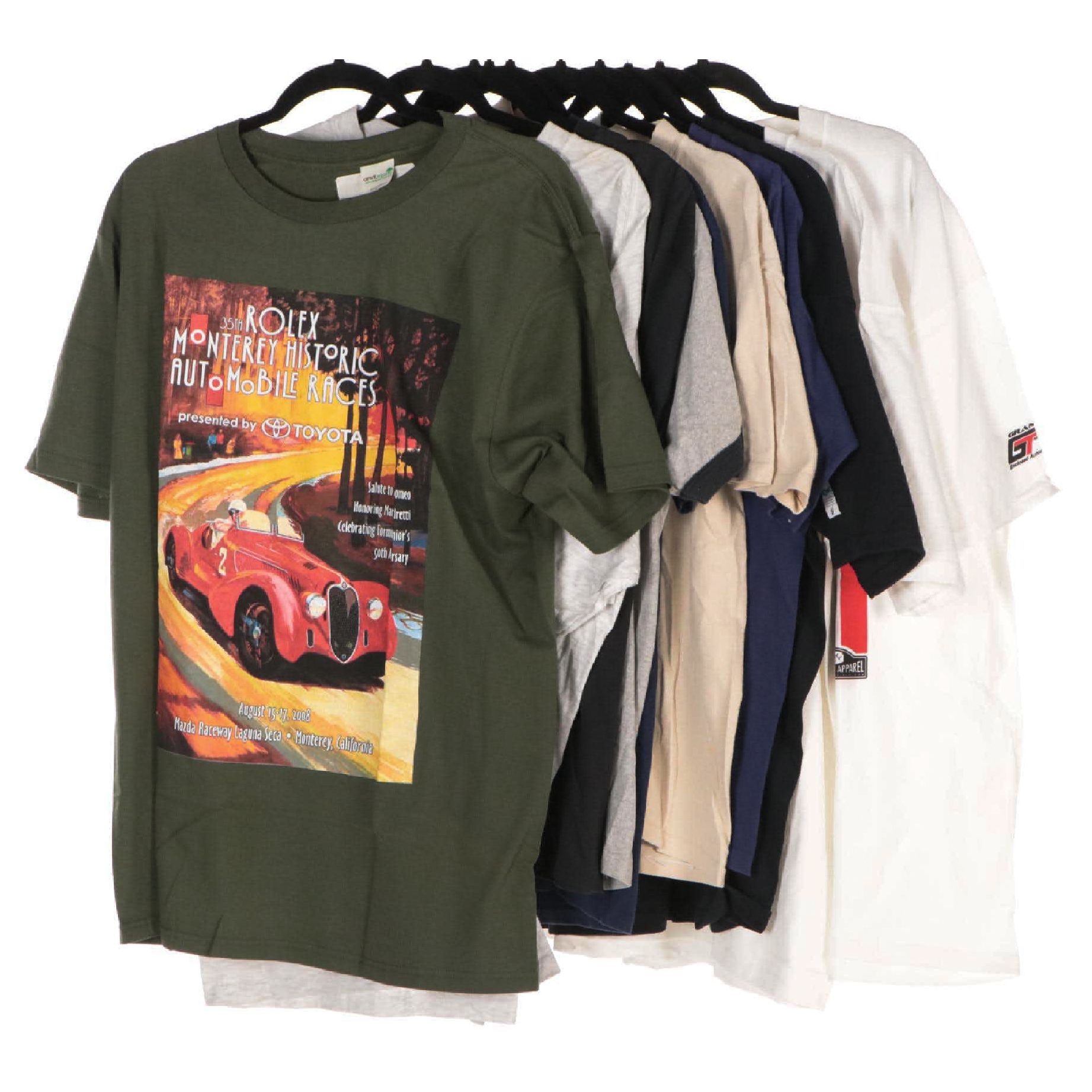 Men's Assorted Graphic Cotton Tees Including Spaceballs, Car Brands and More