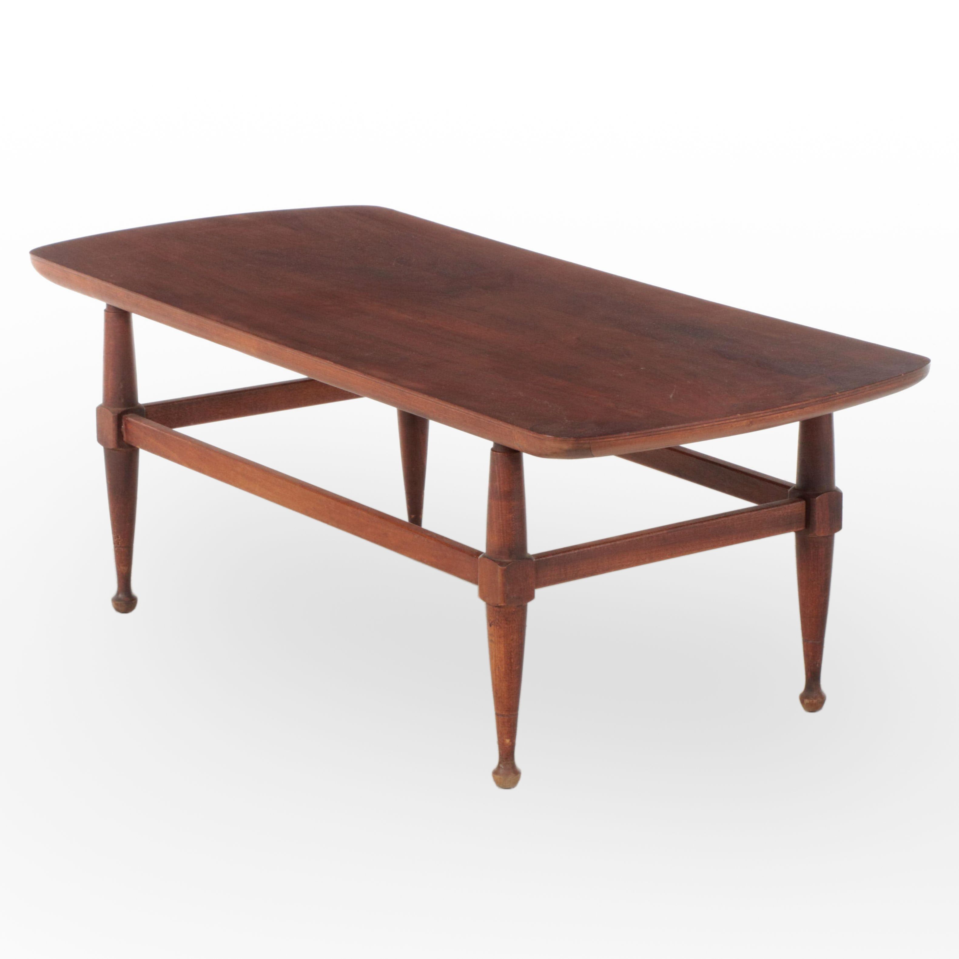 Mid Century Modern Walnut Coffee Table