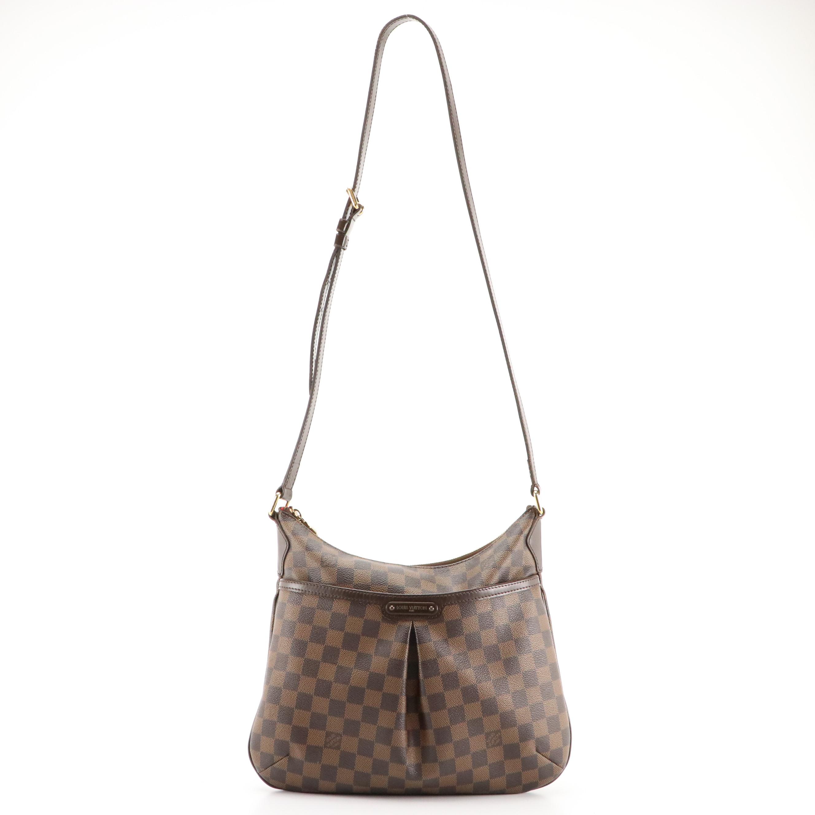 Louis Vuitton Bloomsbury PM Bag in Damier Ebene Coated Canvas