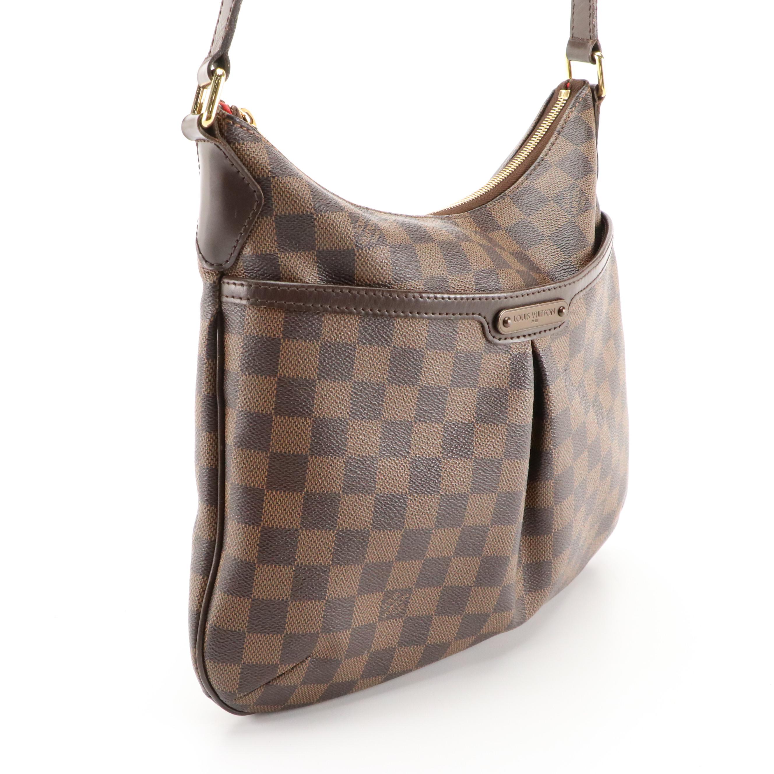 Louis Vuitton Bloomsbury PM Bag in Damier Ebene Coated Canvas