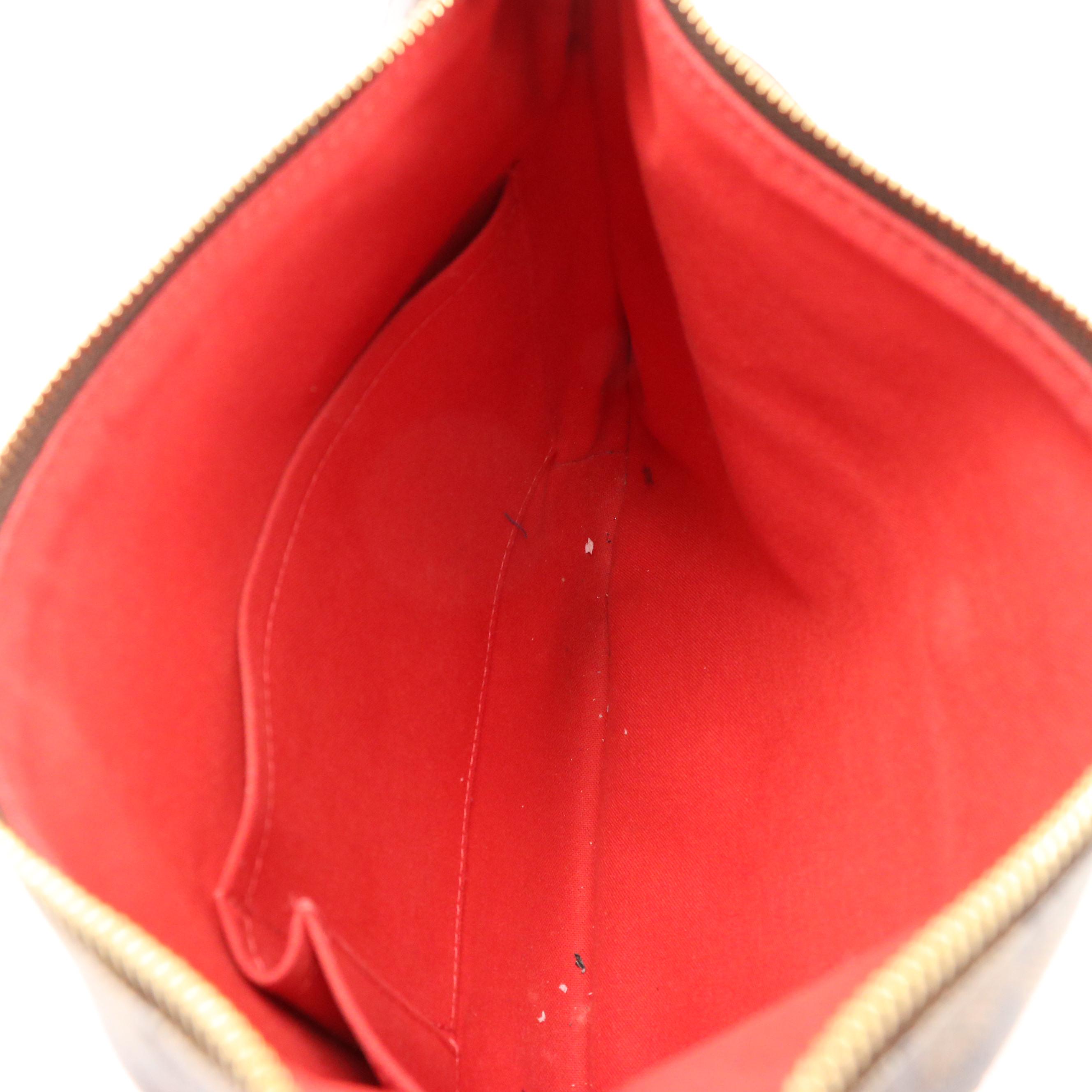 Louis Vuitton Bloomsbury PM Bag in Damier Ebene Coated Canvas