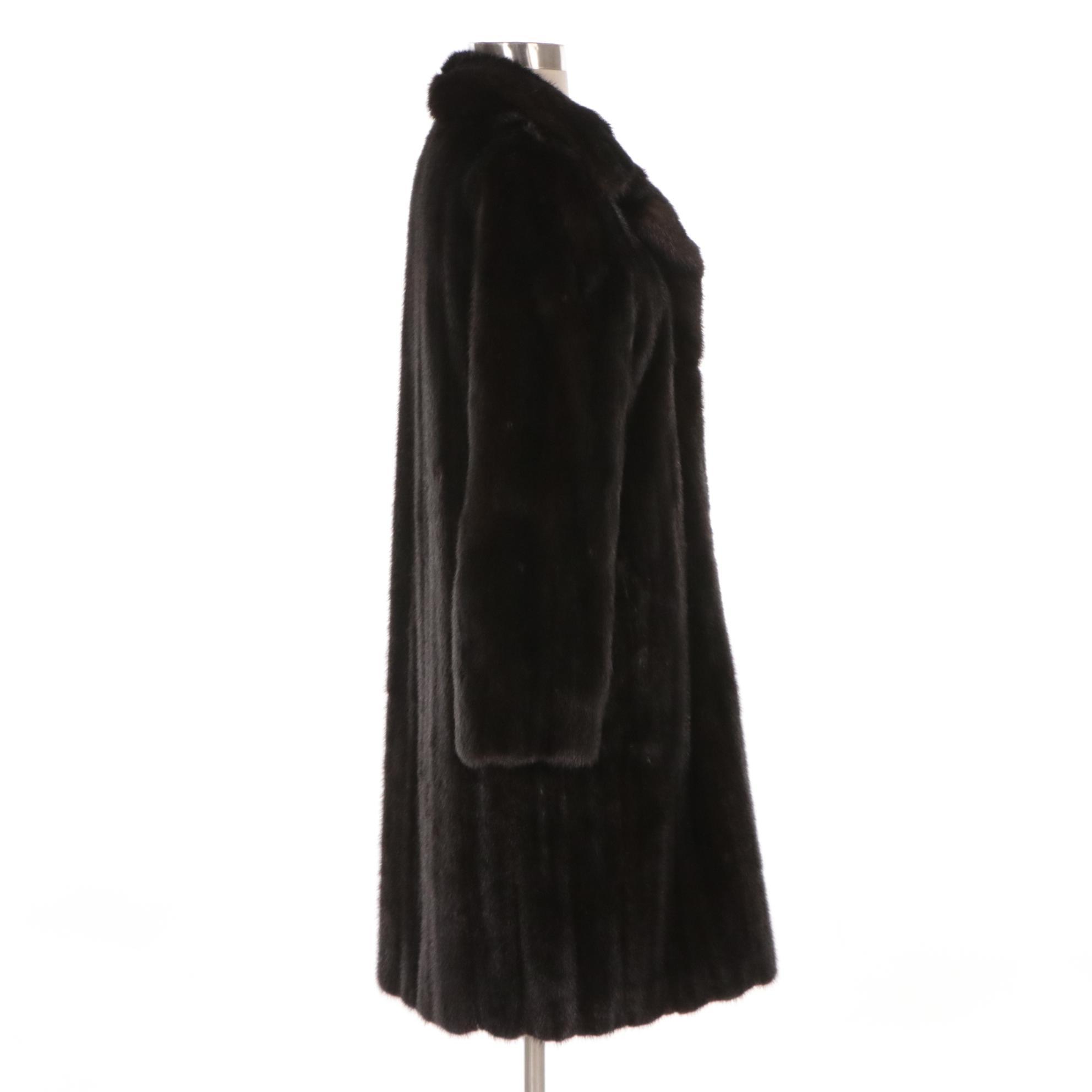 Reversible Mink Fur Coat/Raincoat