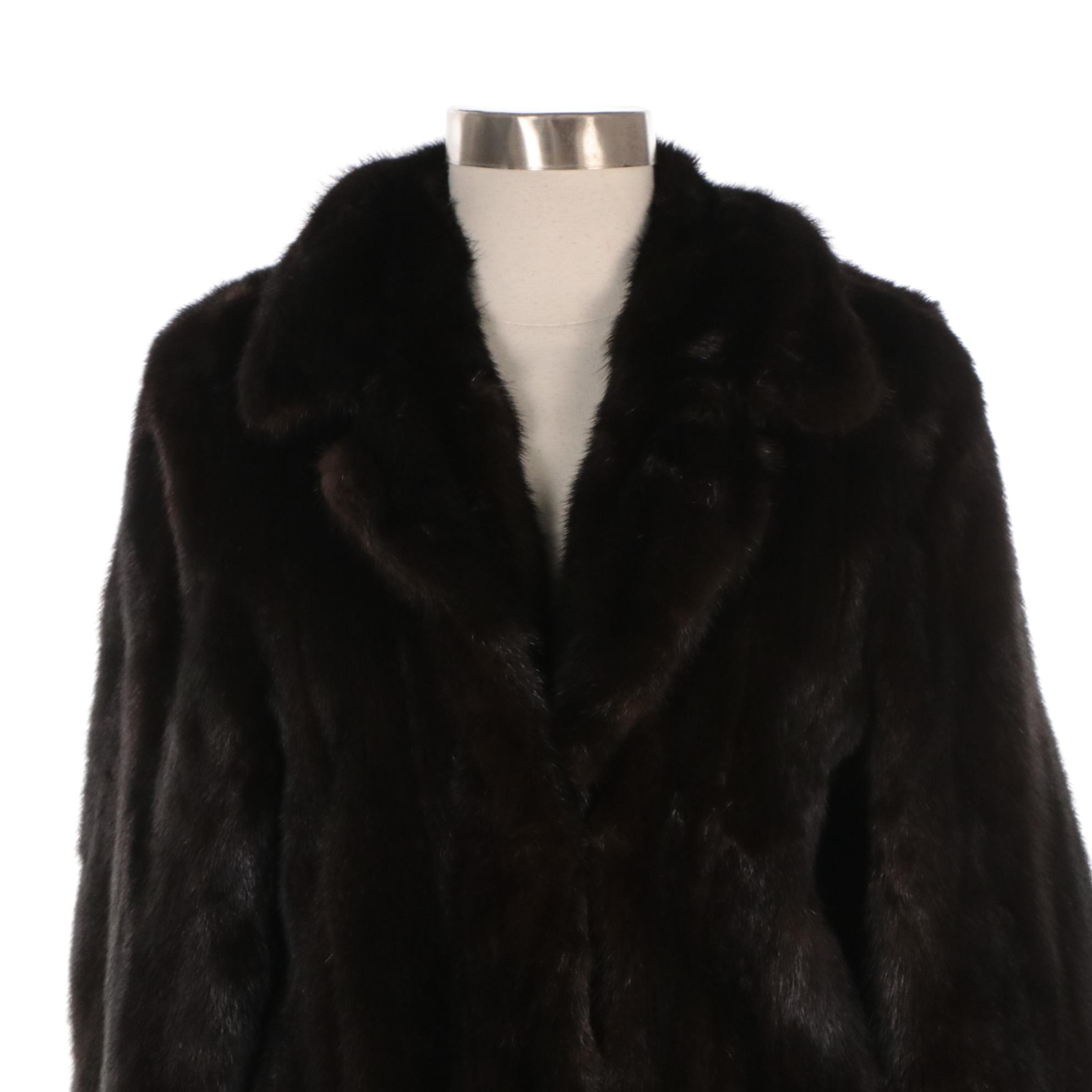 Reversible Mink Fur Coat/Raincoat