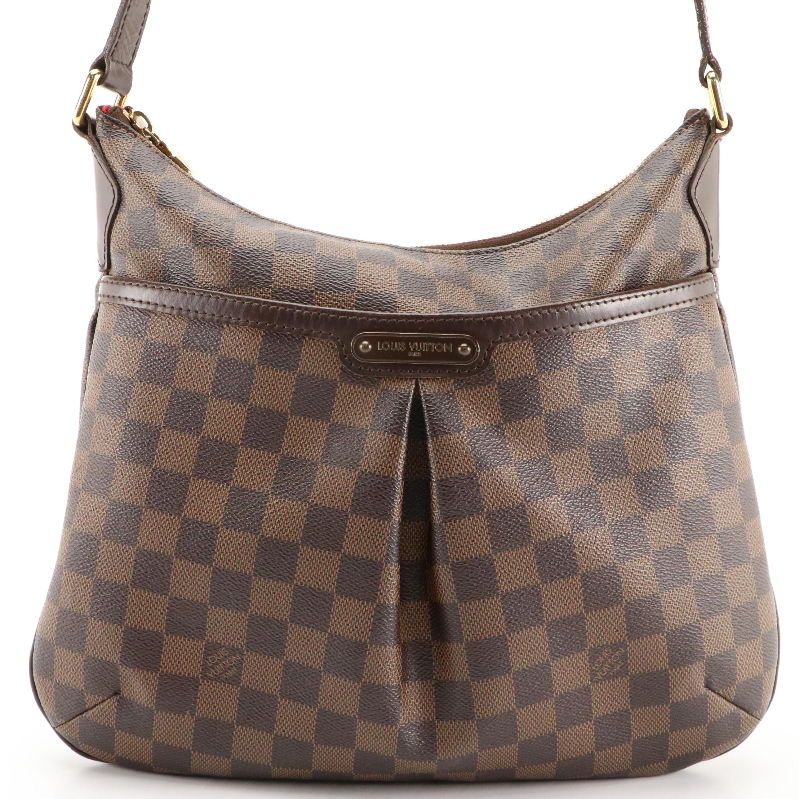 Louis Vuitton Bloomsbury PM Bag in Damier Ebene Coated Canvas