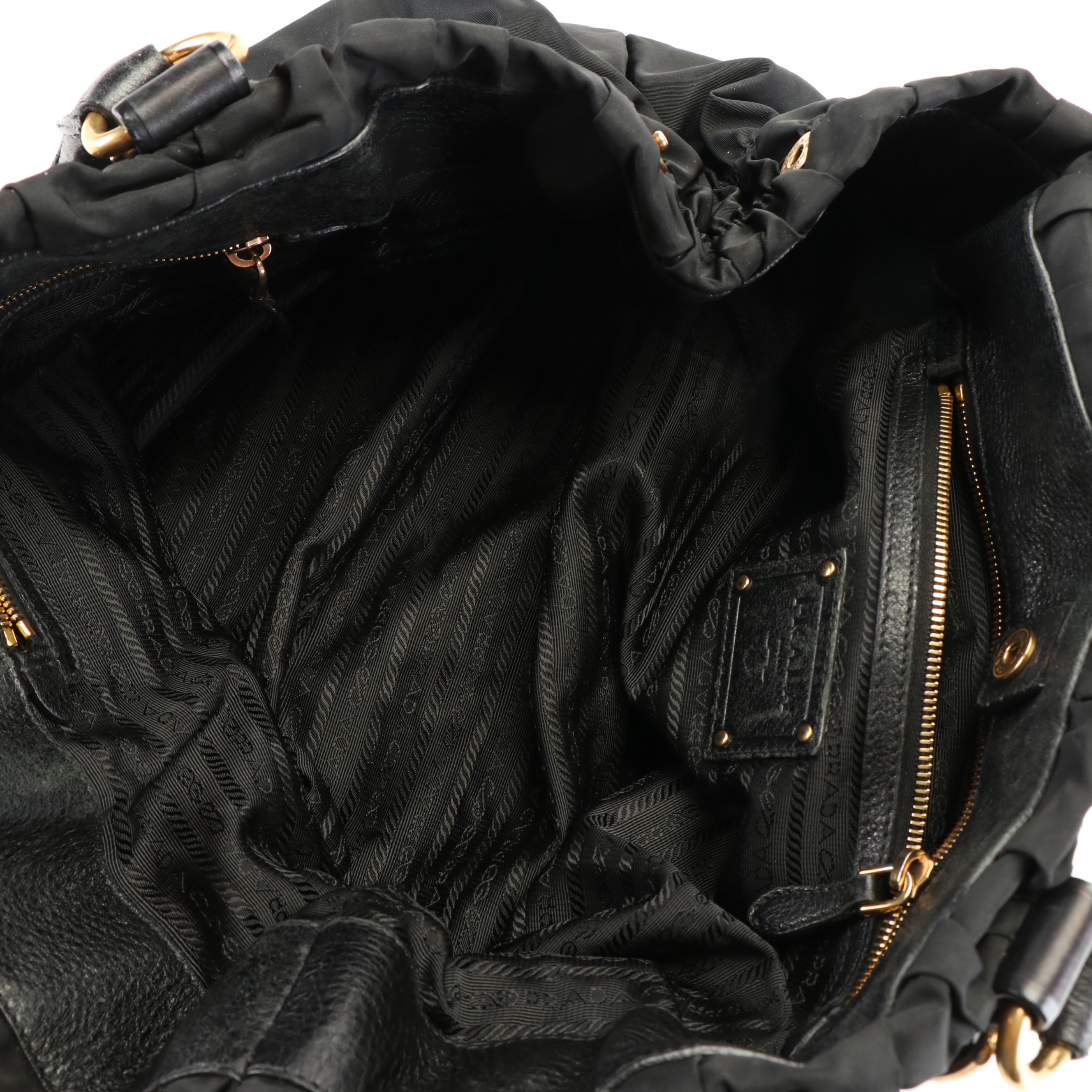 Prada Gaufre Tessuto Nylon Shopping Tote Bag