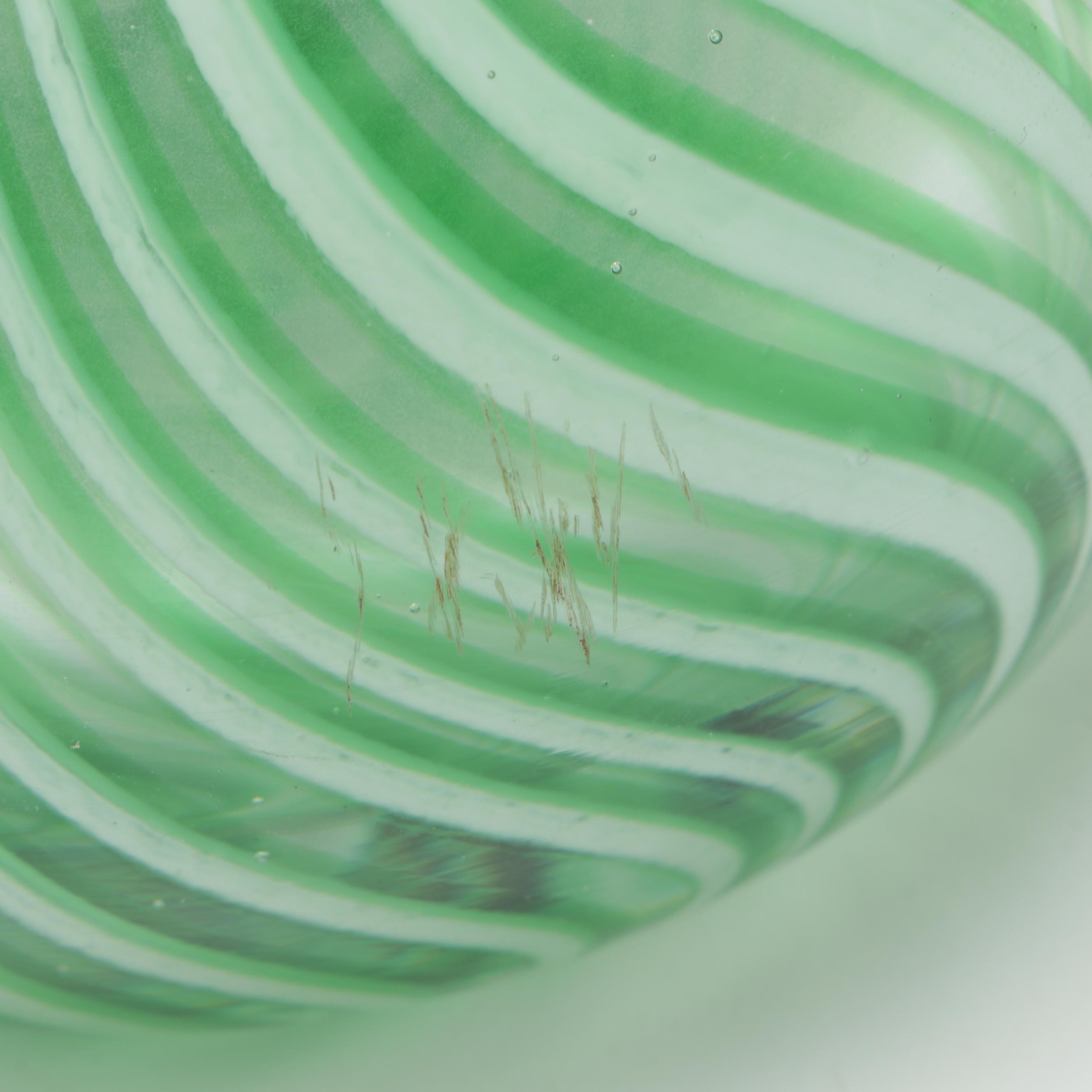 Swirl and Aventurine Glass with Oleg Cassini Faceted Glass Paperweights