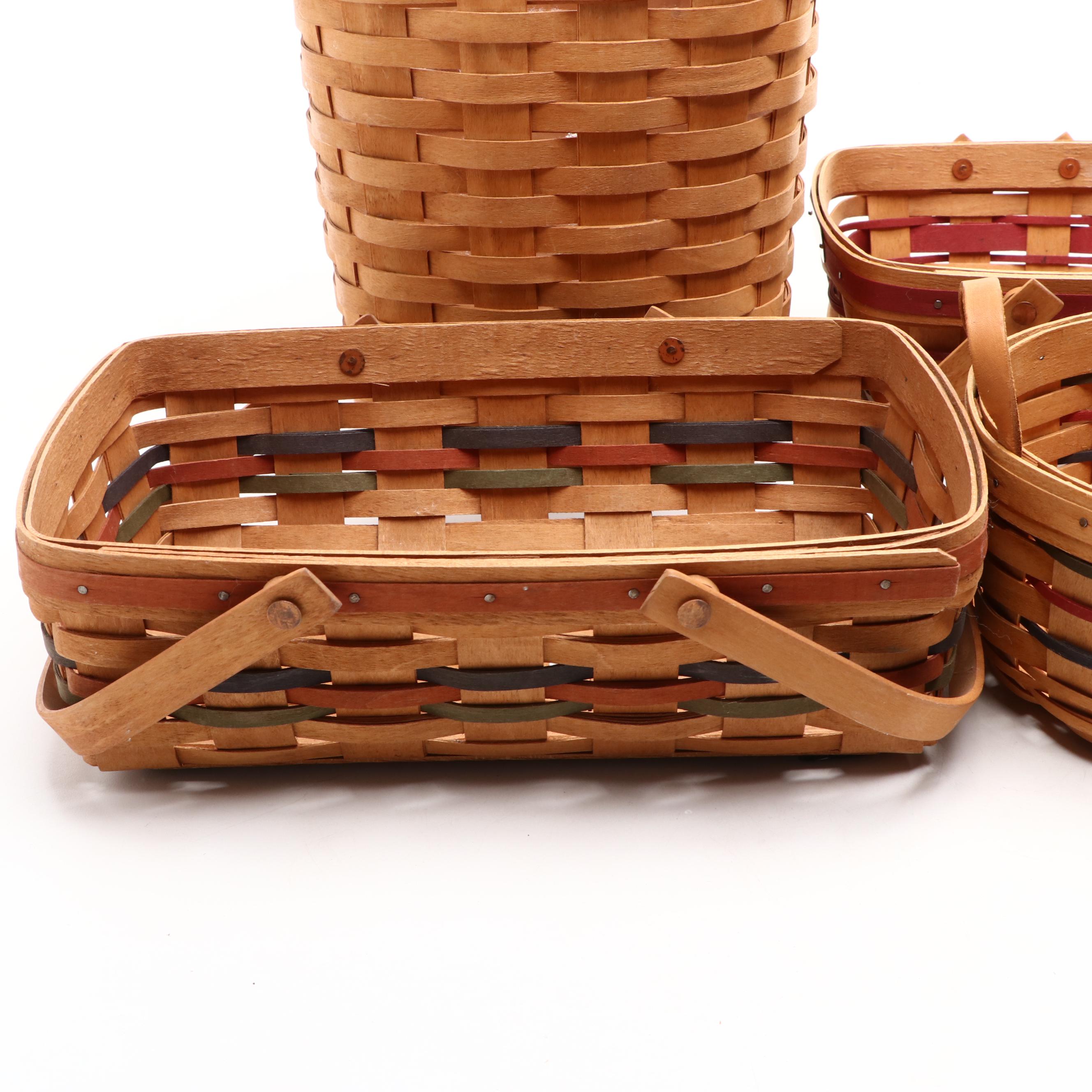 Longaberger HandWoven Maple Baskets, 1990s EBTH
