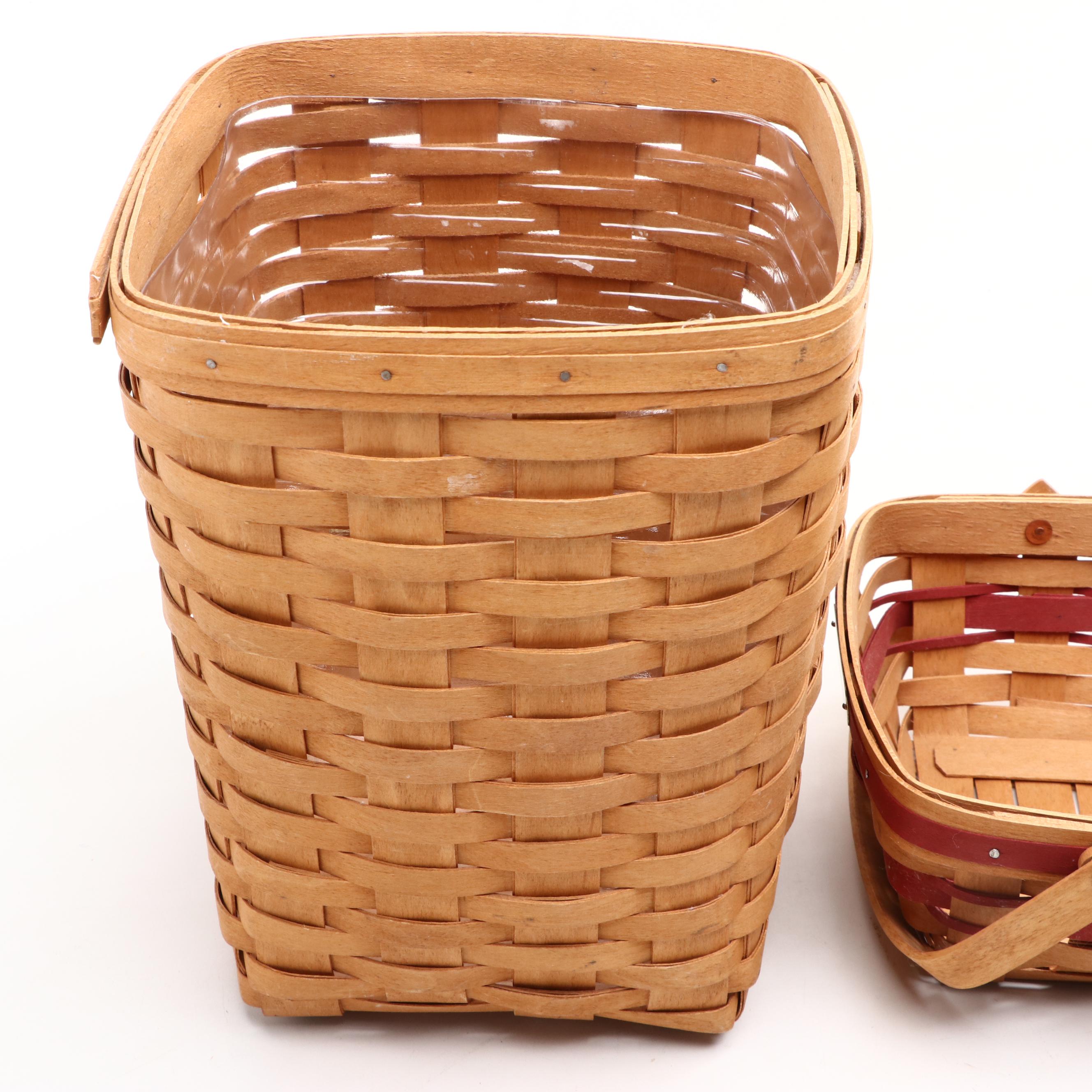 Longaberger HandWoven Maple Baskets, 1990s EBTH
