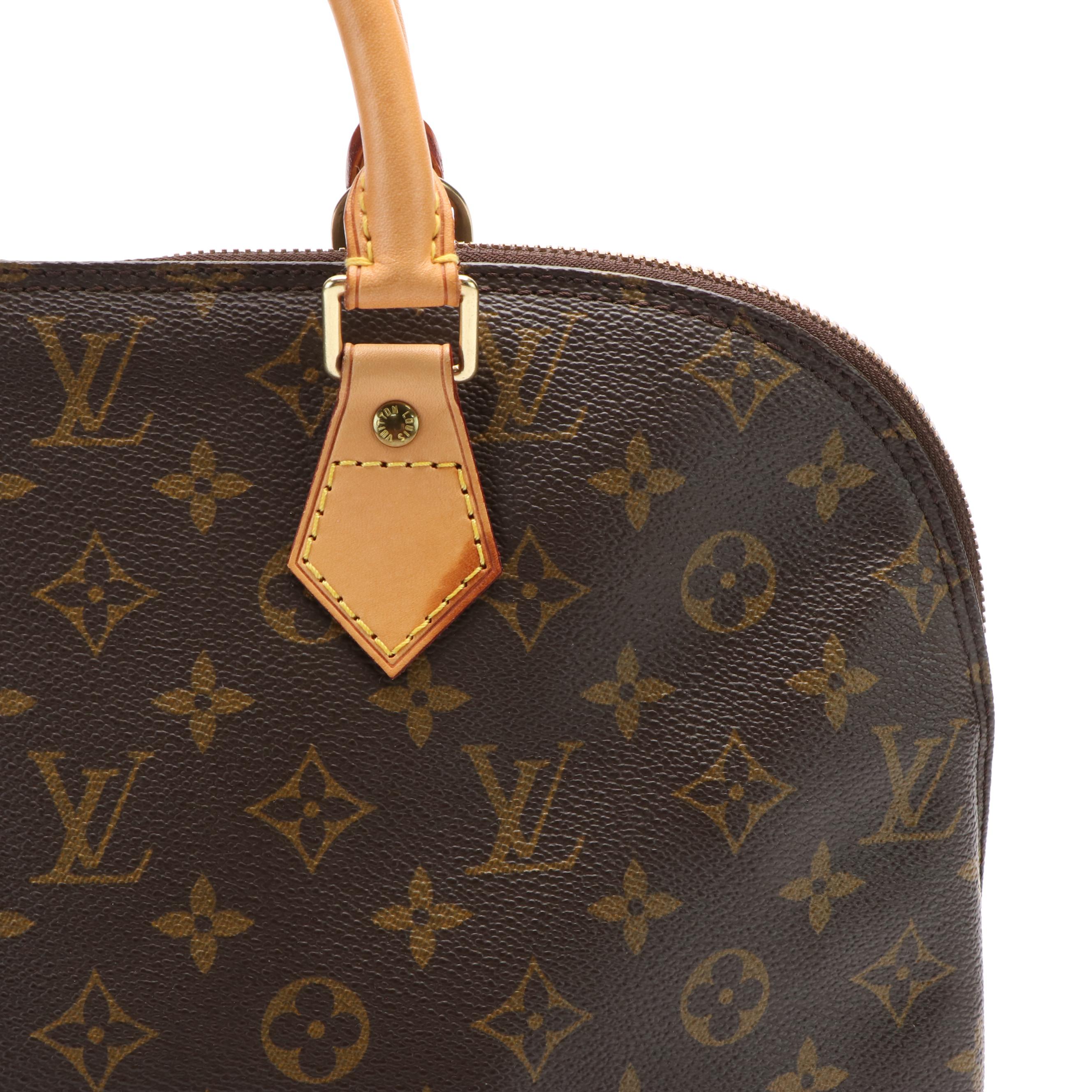 Louis Vuitton Alma Monogram Canvas Handbag