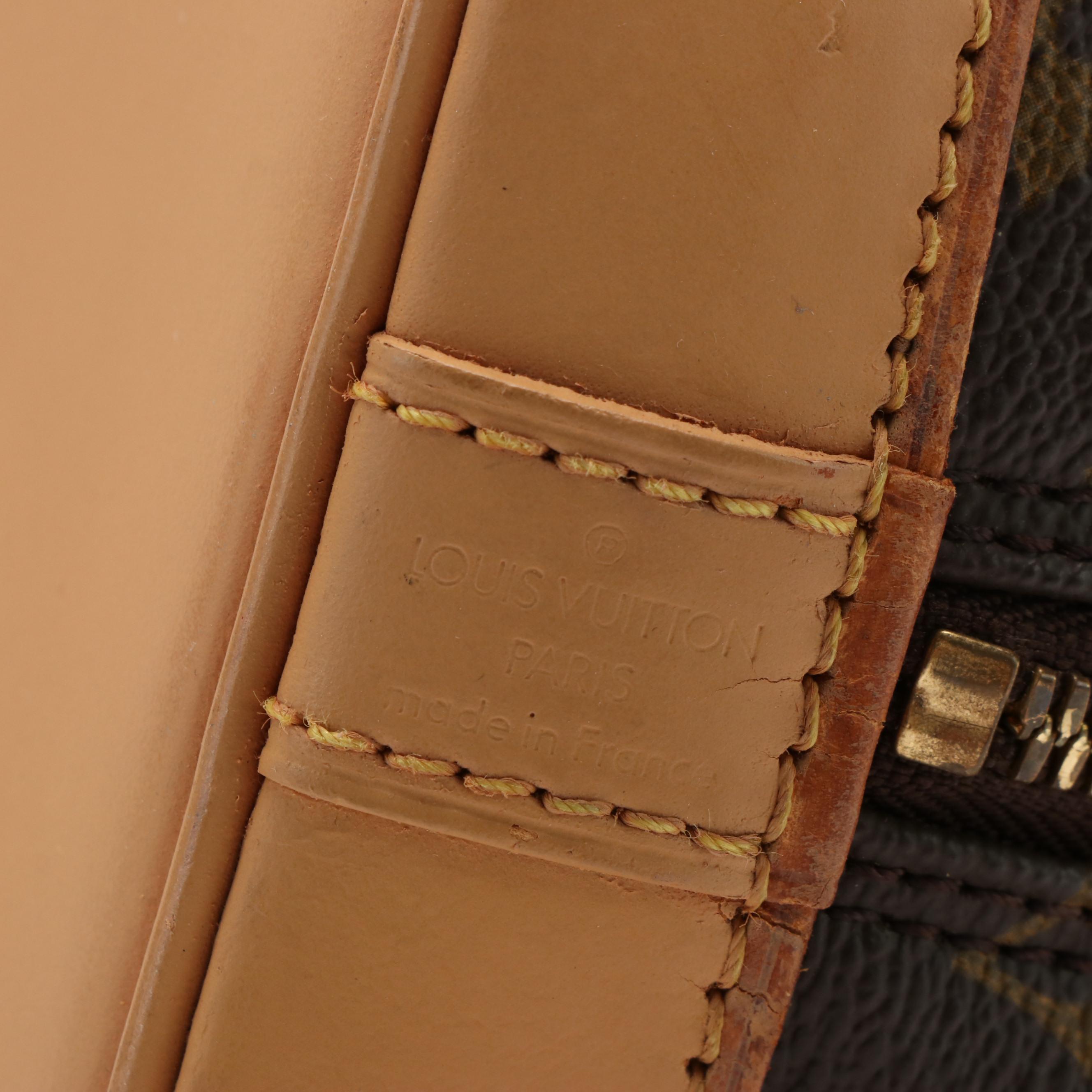 Louis Vuitton Alma Monogram Canvas Handbag