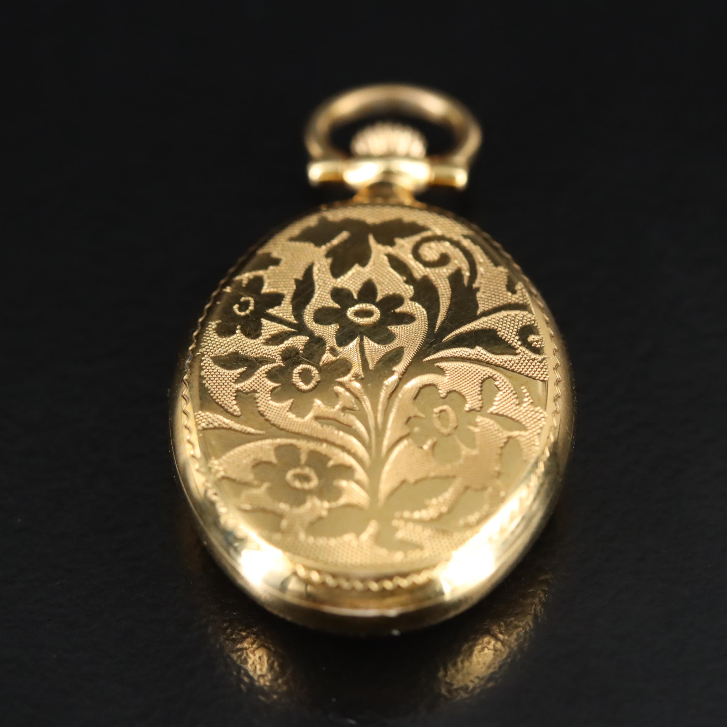 Bucherer Quartz Pendant Watch