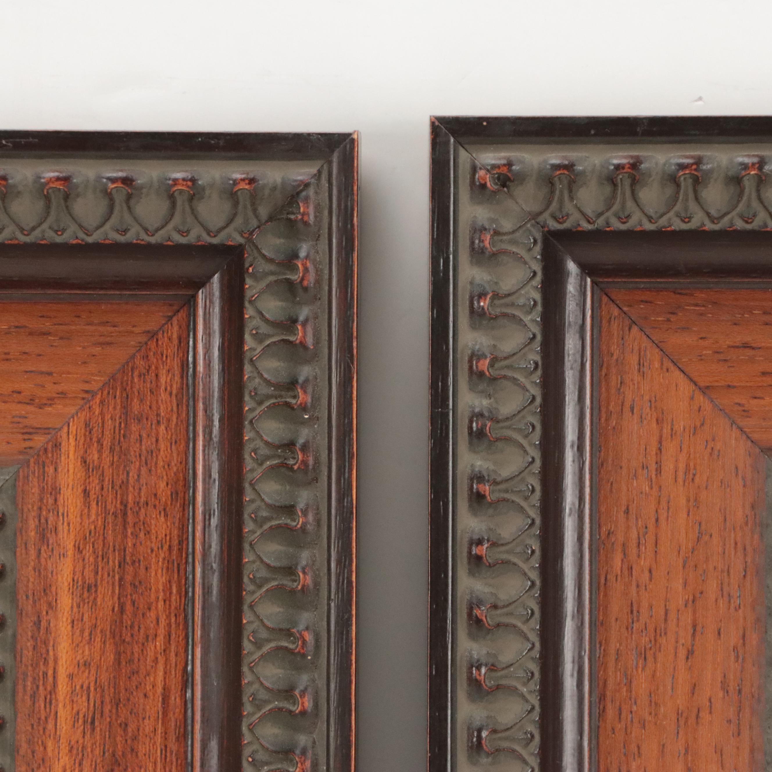 Roberto Benites Peruvian Folk Art Oil Paintings of Figural Scenes