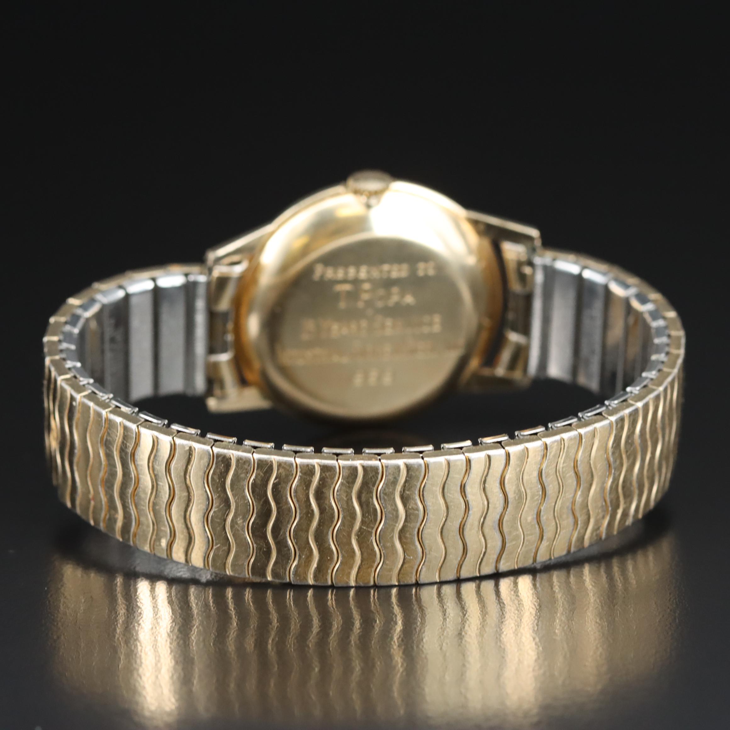 1957 Omega Gold-Filled Stem Wind Watch