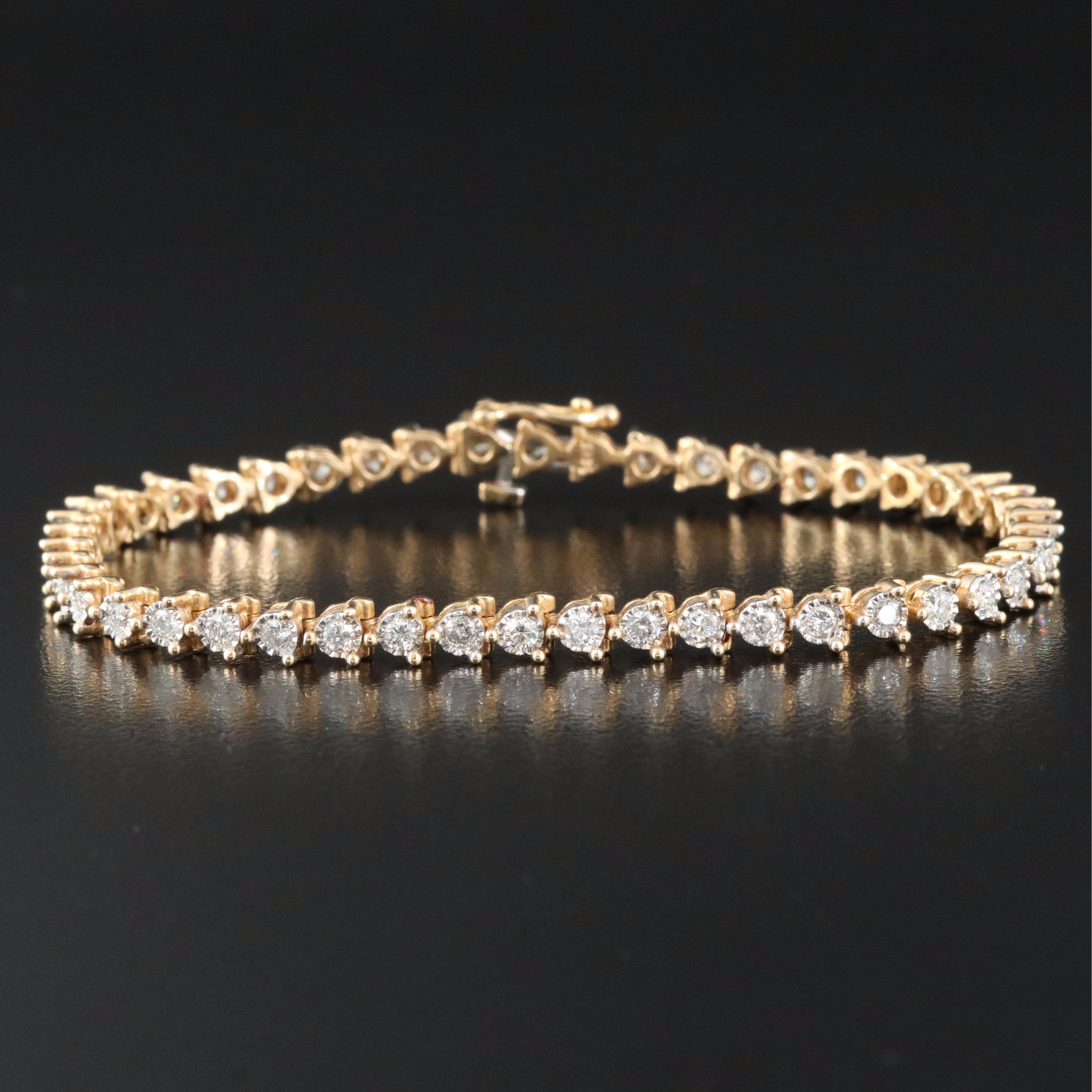 14K 2.05 CTW Diamond Bracelet