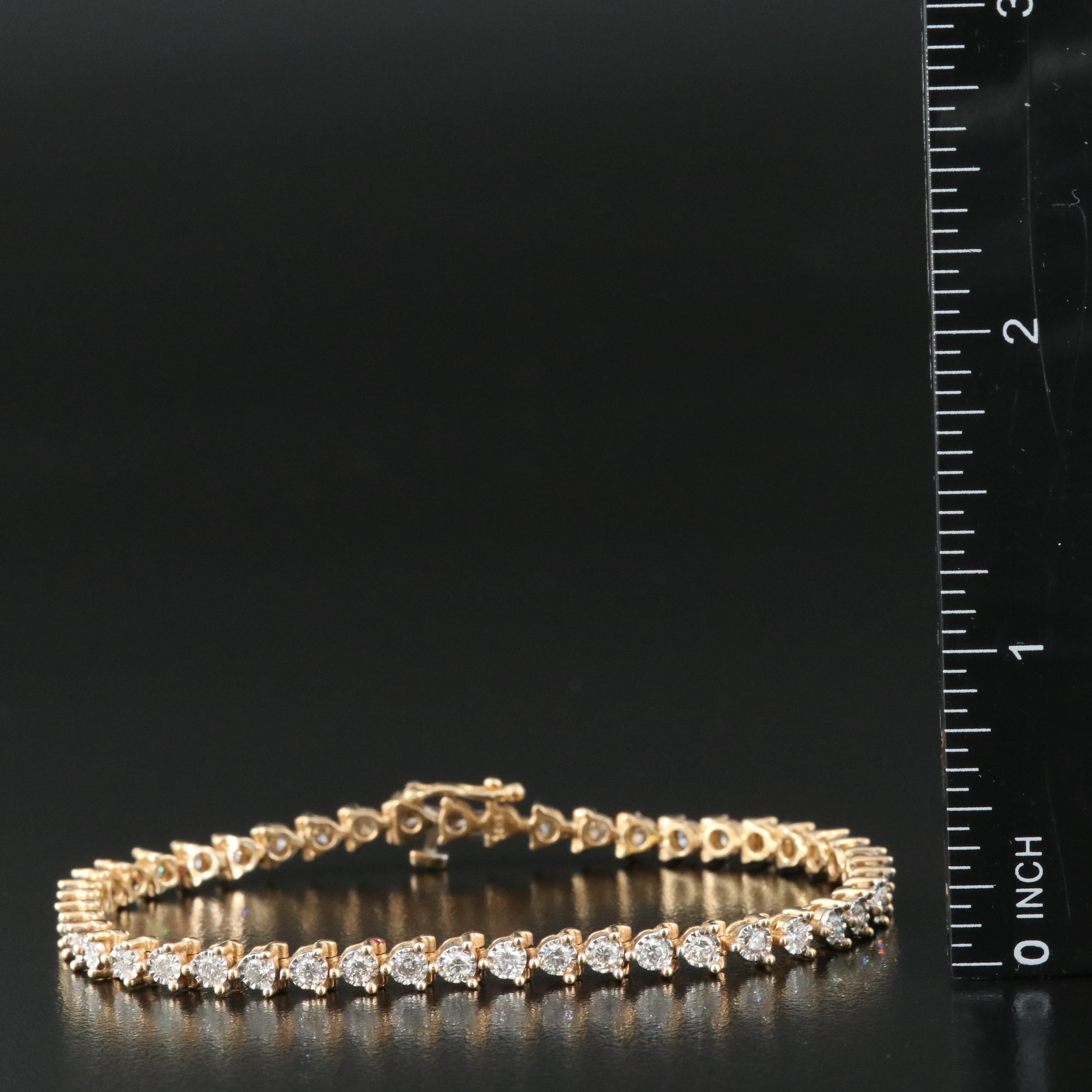 14K 2.05 CTW Diamond Bracelet