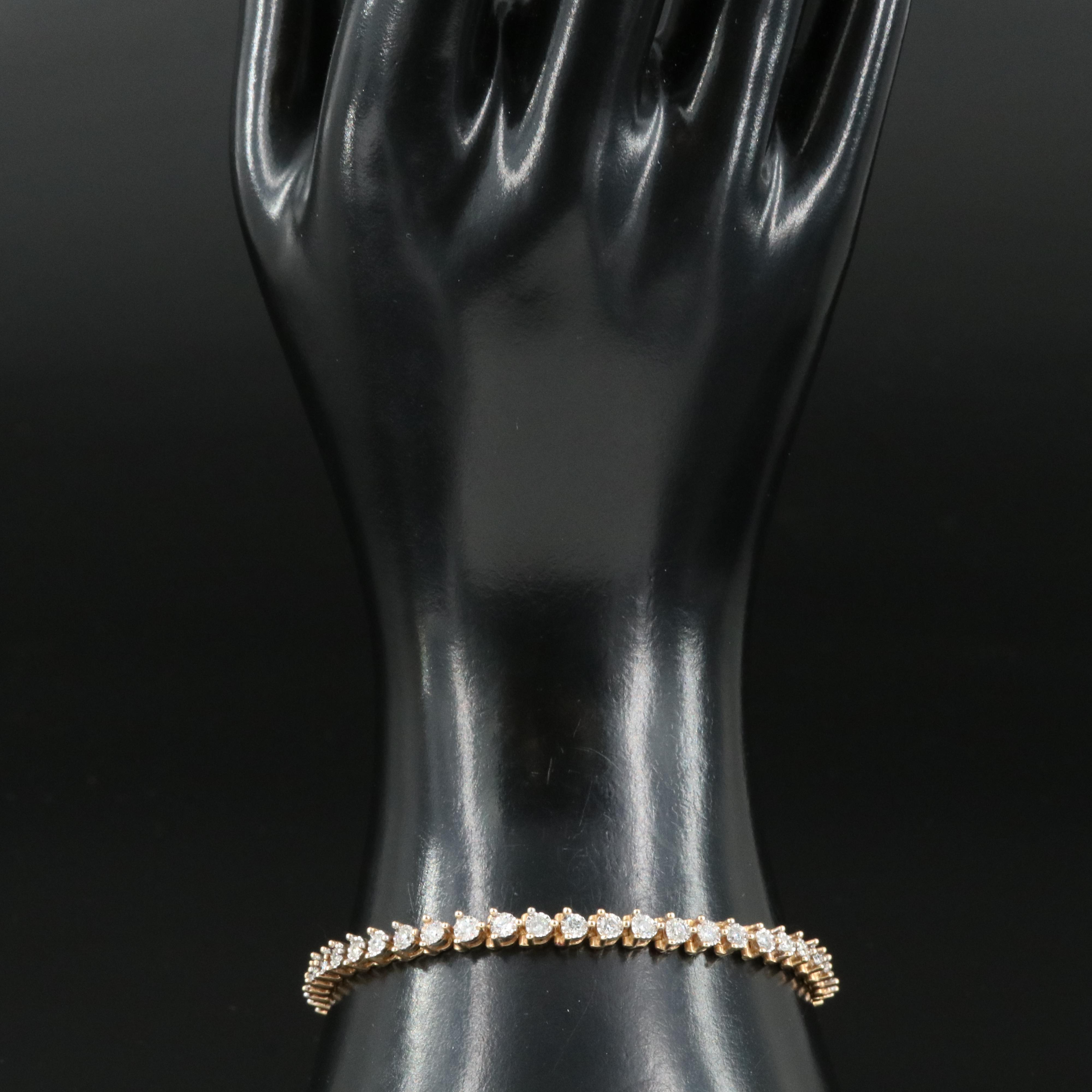 14K 2.05 CTW Diamond Bracelet