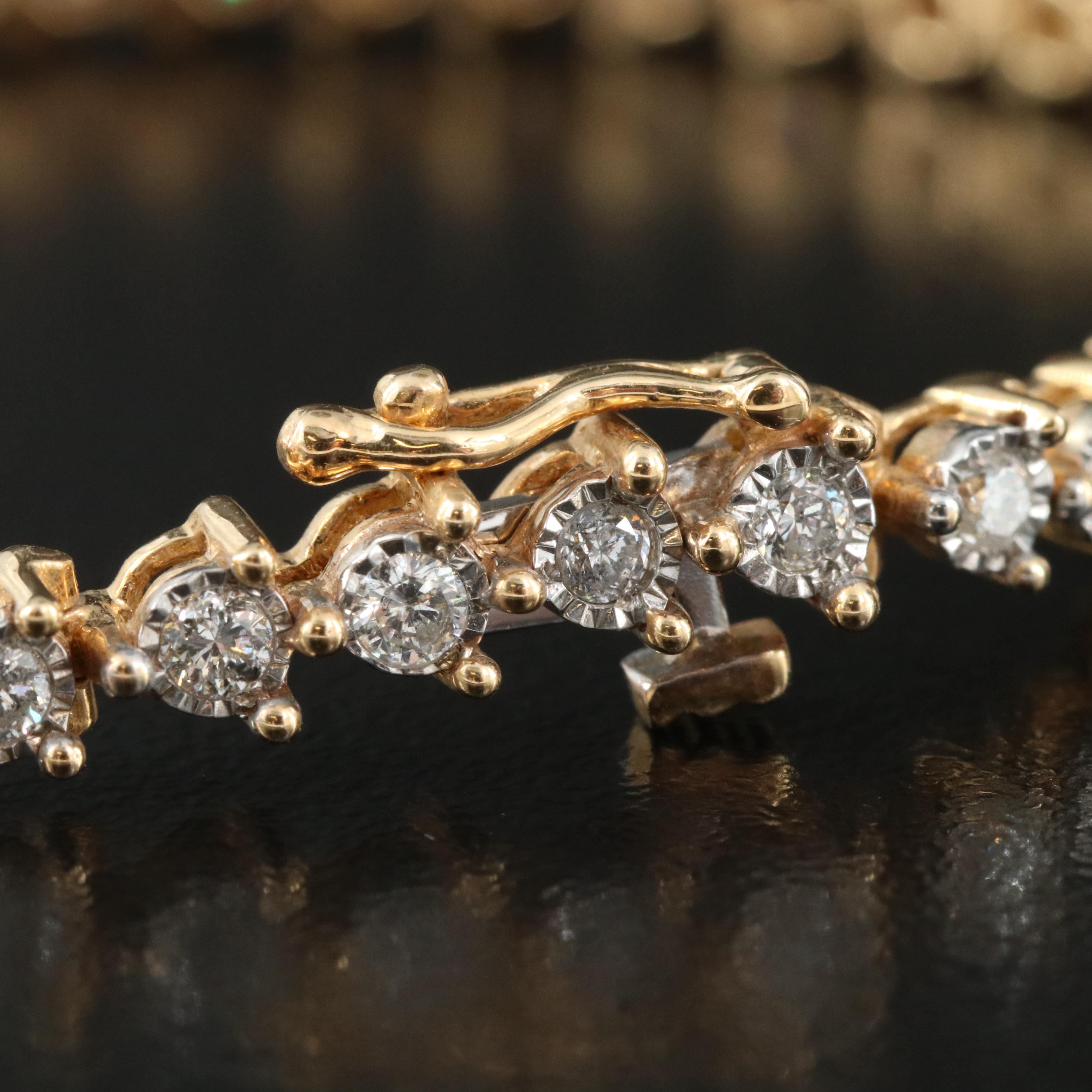 14K 2.05 CTW Diamond Bracelet