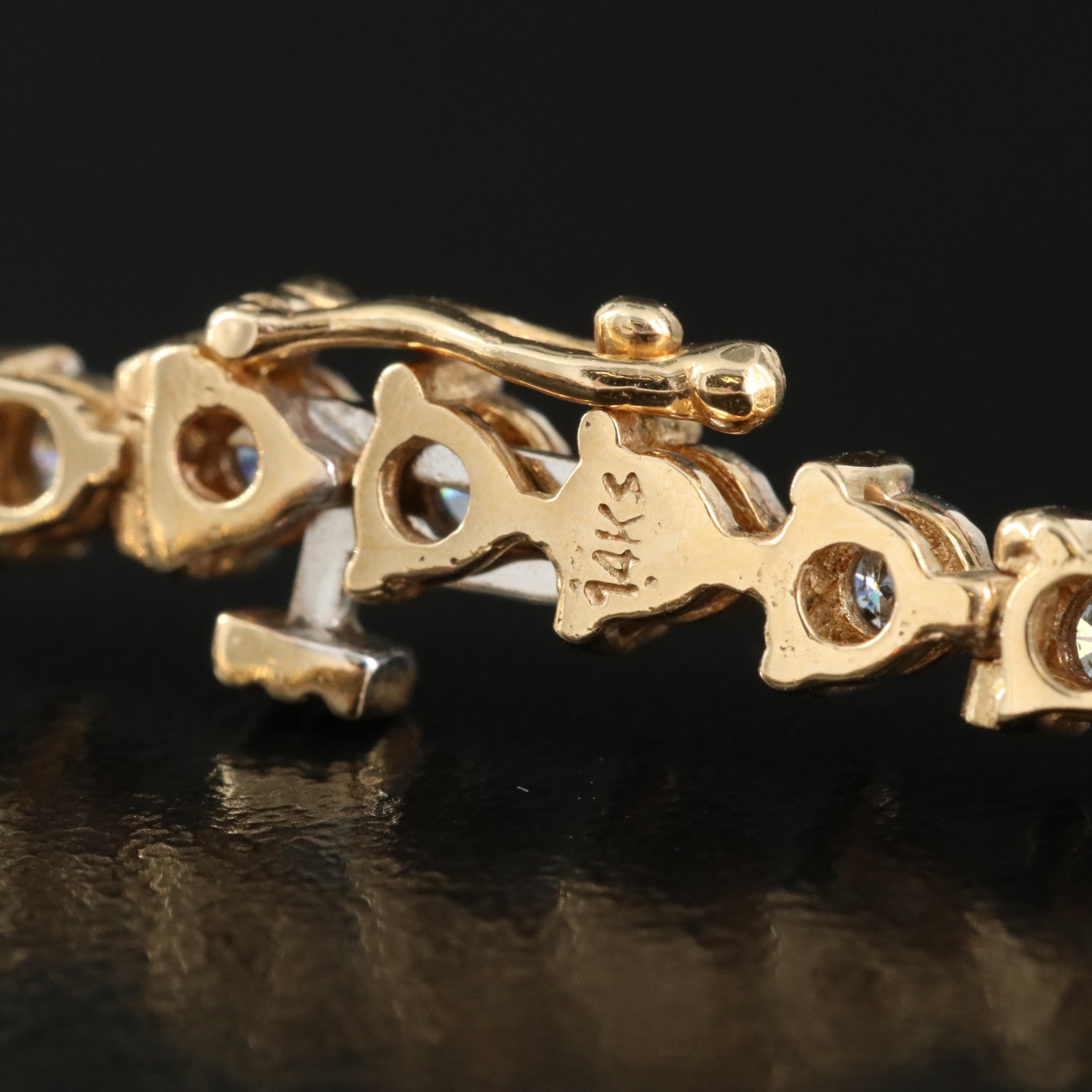 14K 2.05 CTW Diamond Bracelet