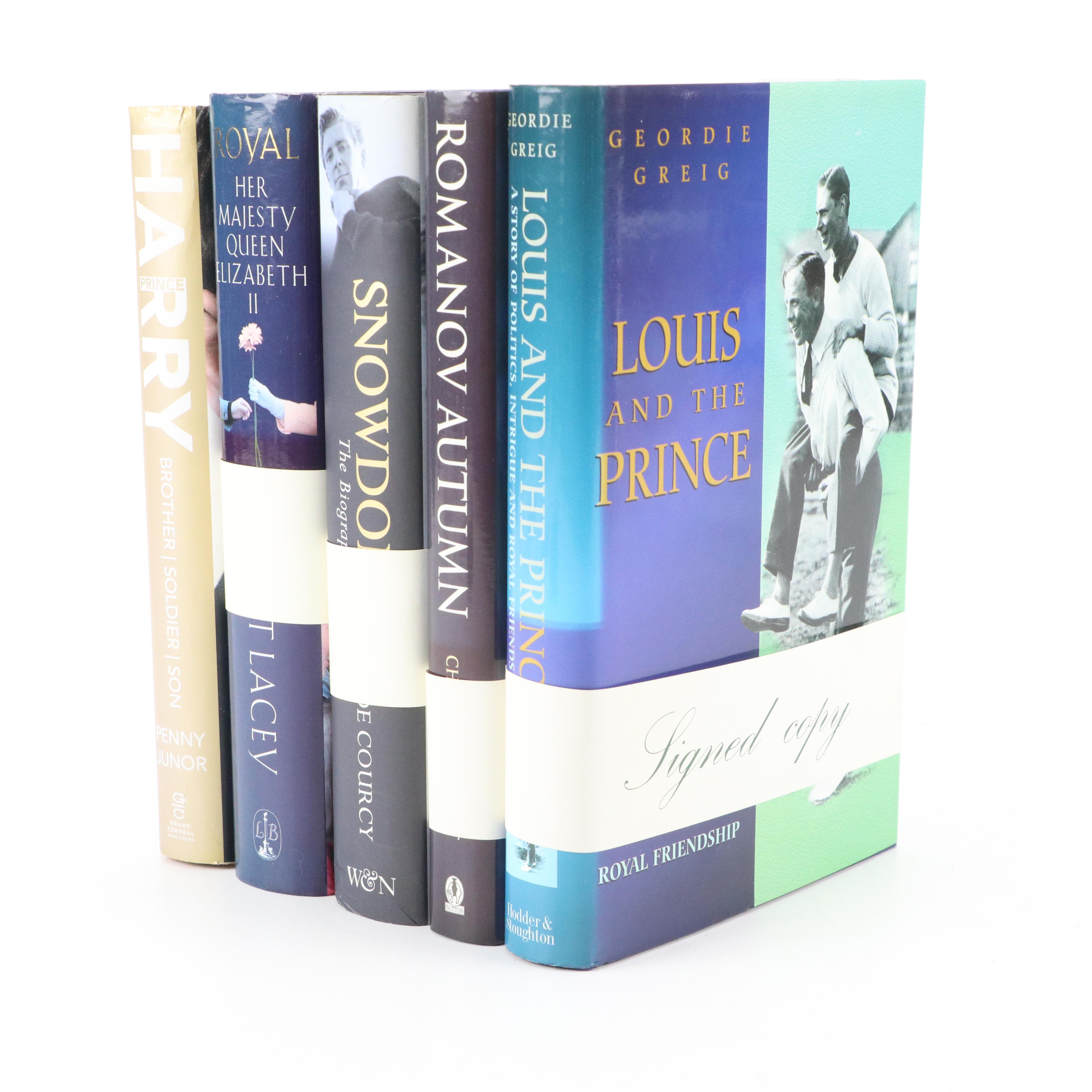 Signed "Louis and the Prince" by Geordie Greig and More Nonfiction Books