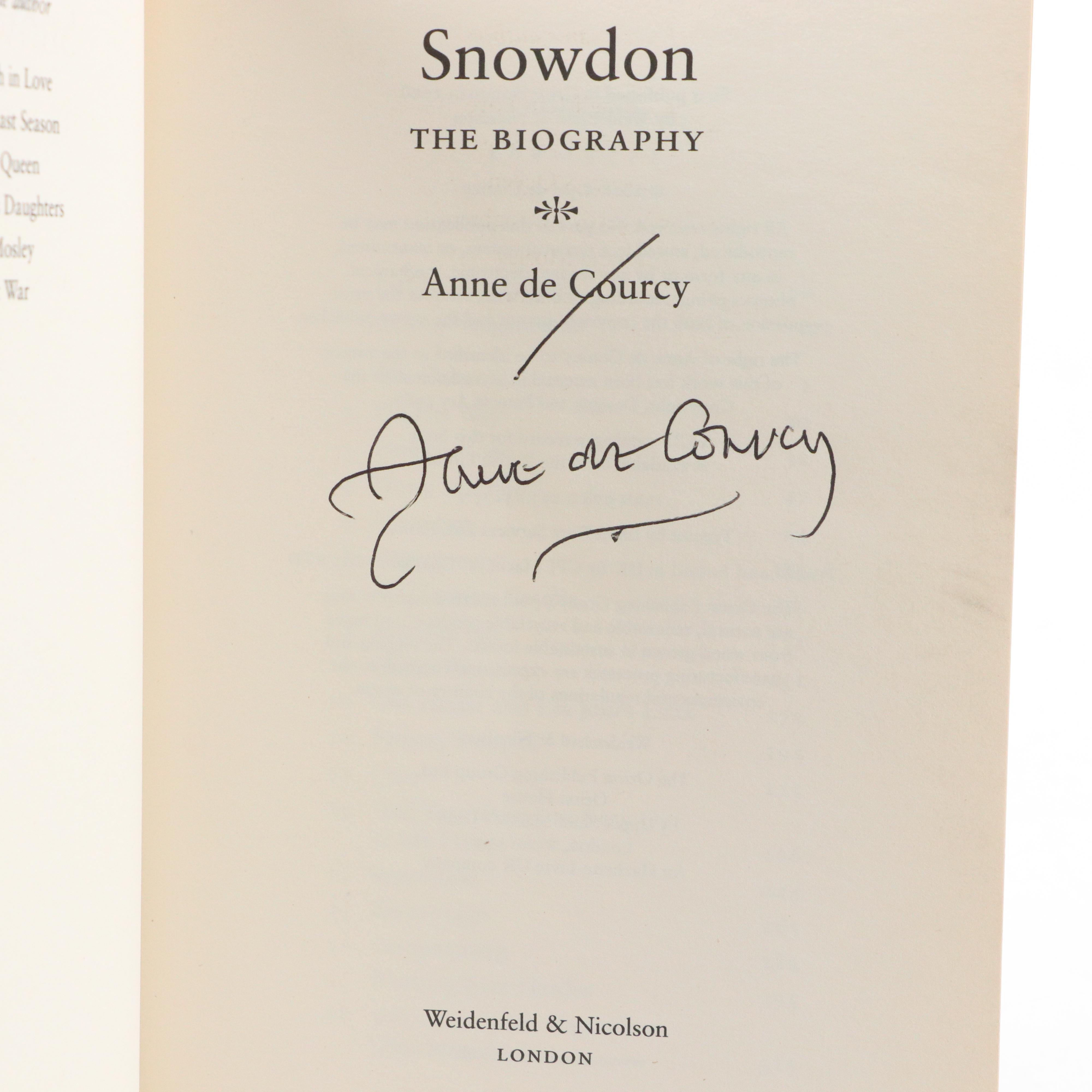 Signed "Louis and the Prince" by Geordie Greig and More Nonfiction Books