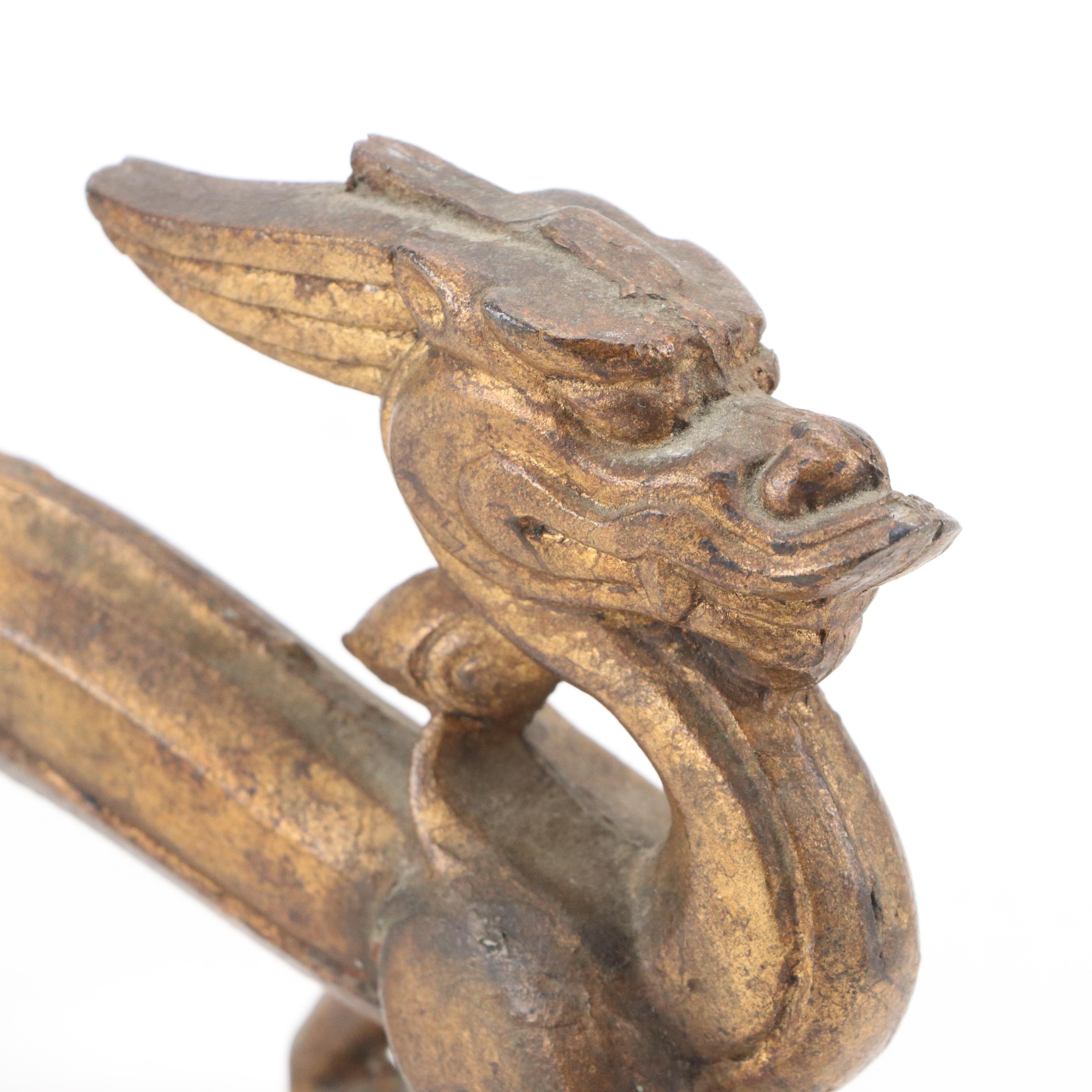 Japanese Style Metal Dragon Figurine