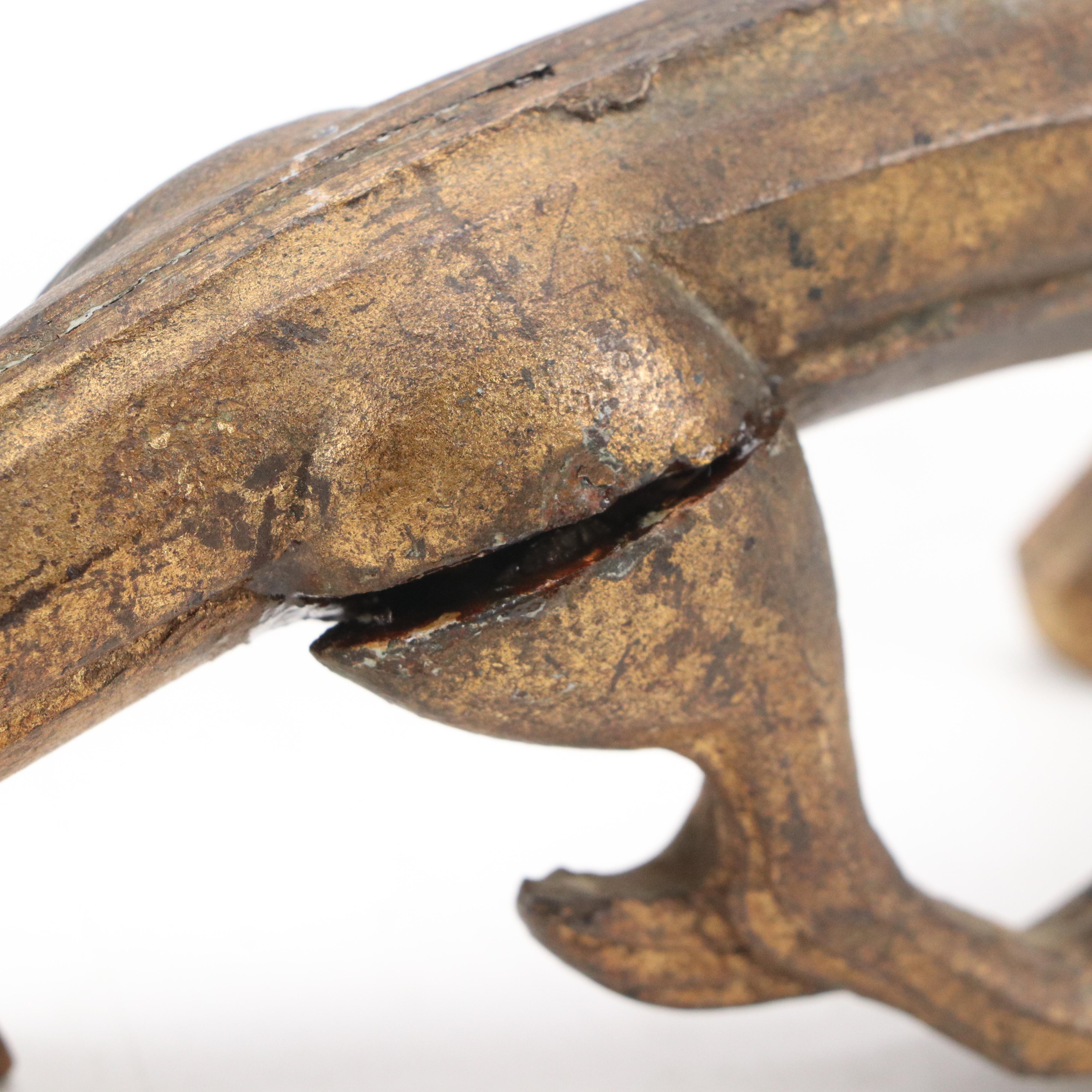 Japanese Style Metal Dragon Figurine