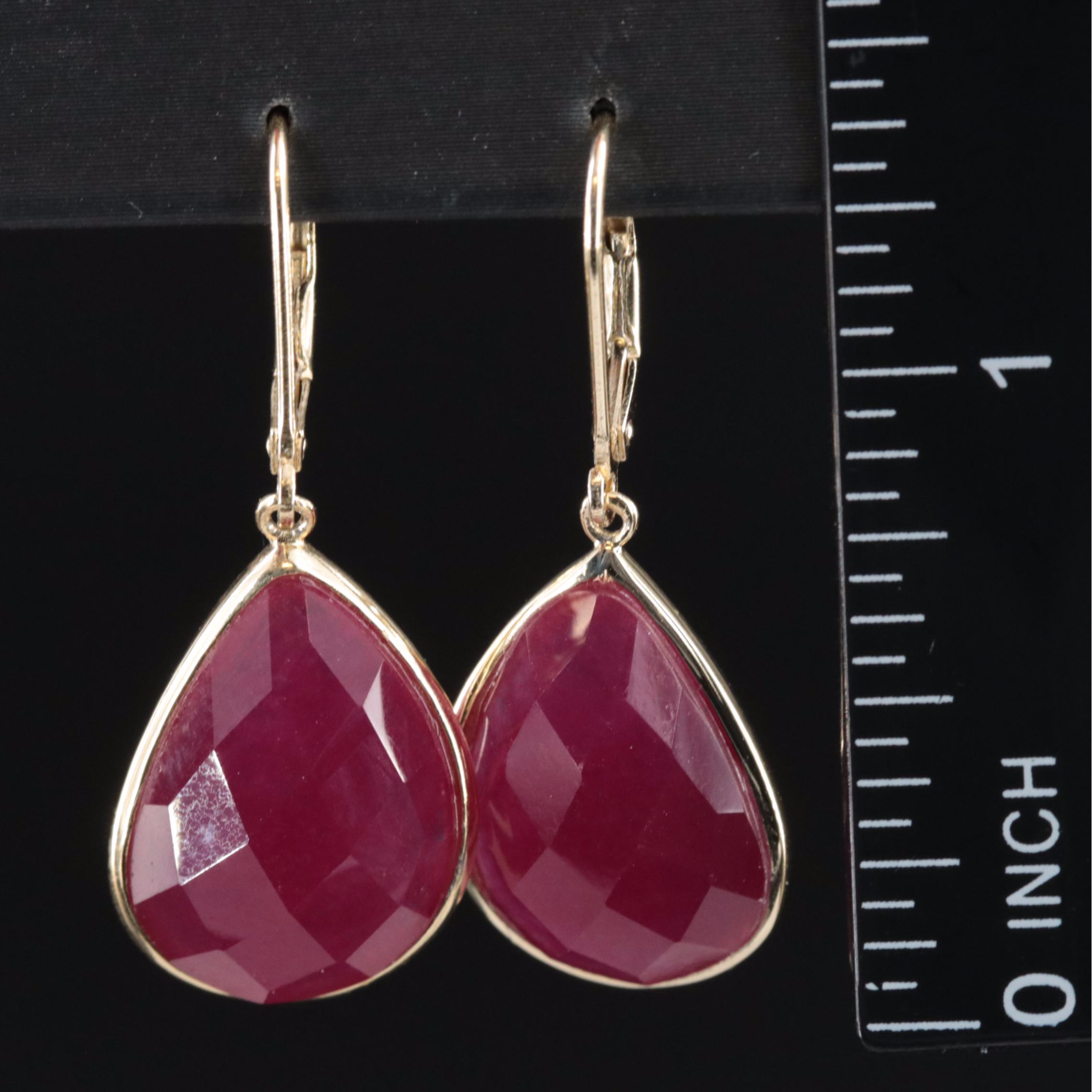 Sterling Quench Crackled Quartz Dangle Earrings