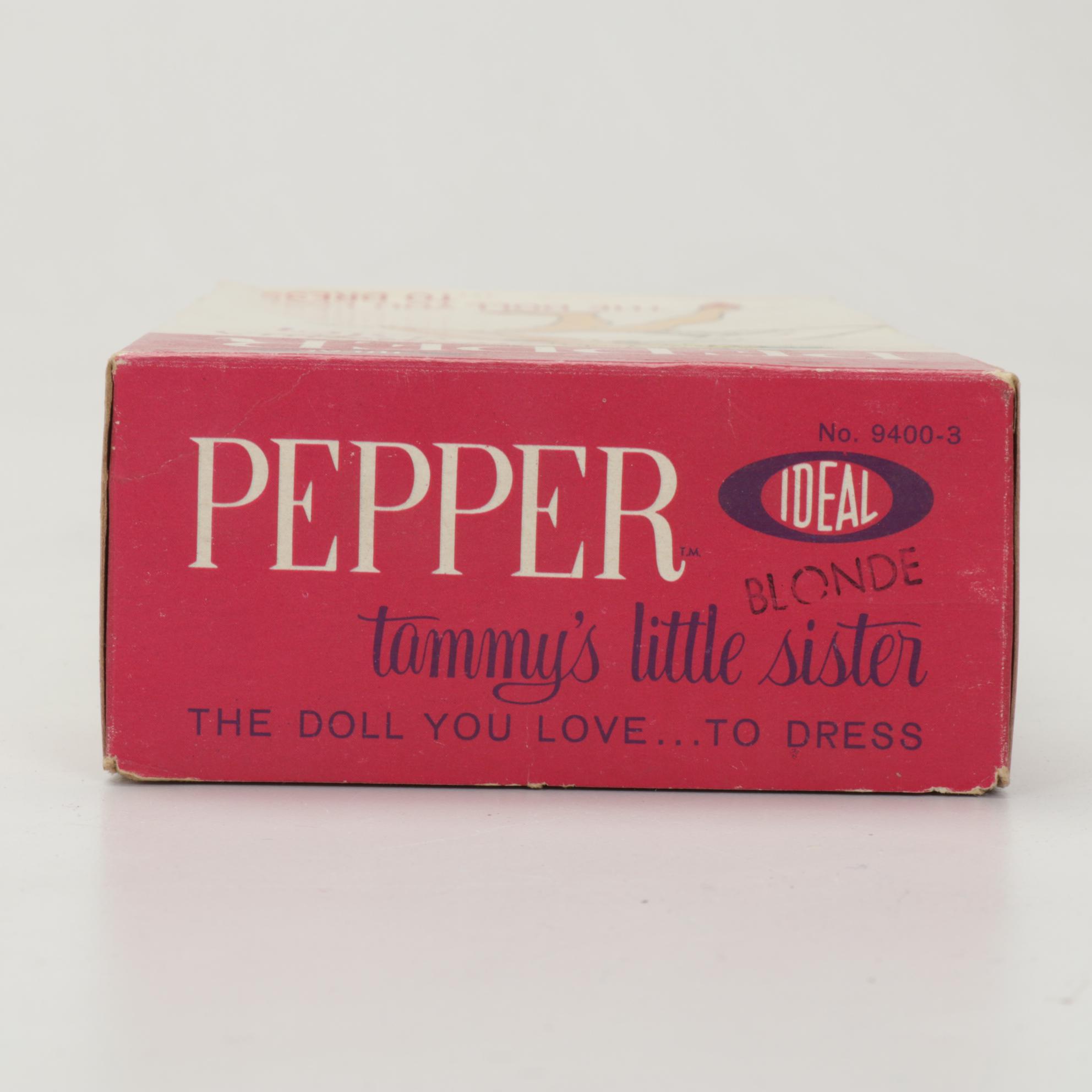 Ideal "Pos'n Tammy" and "Pepper" with Clothes and Accessories, 1960's