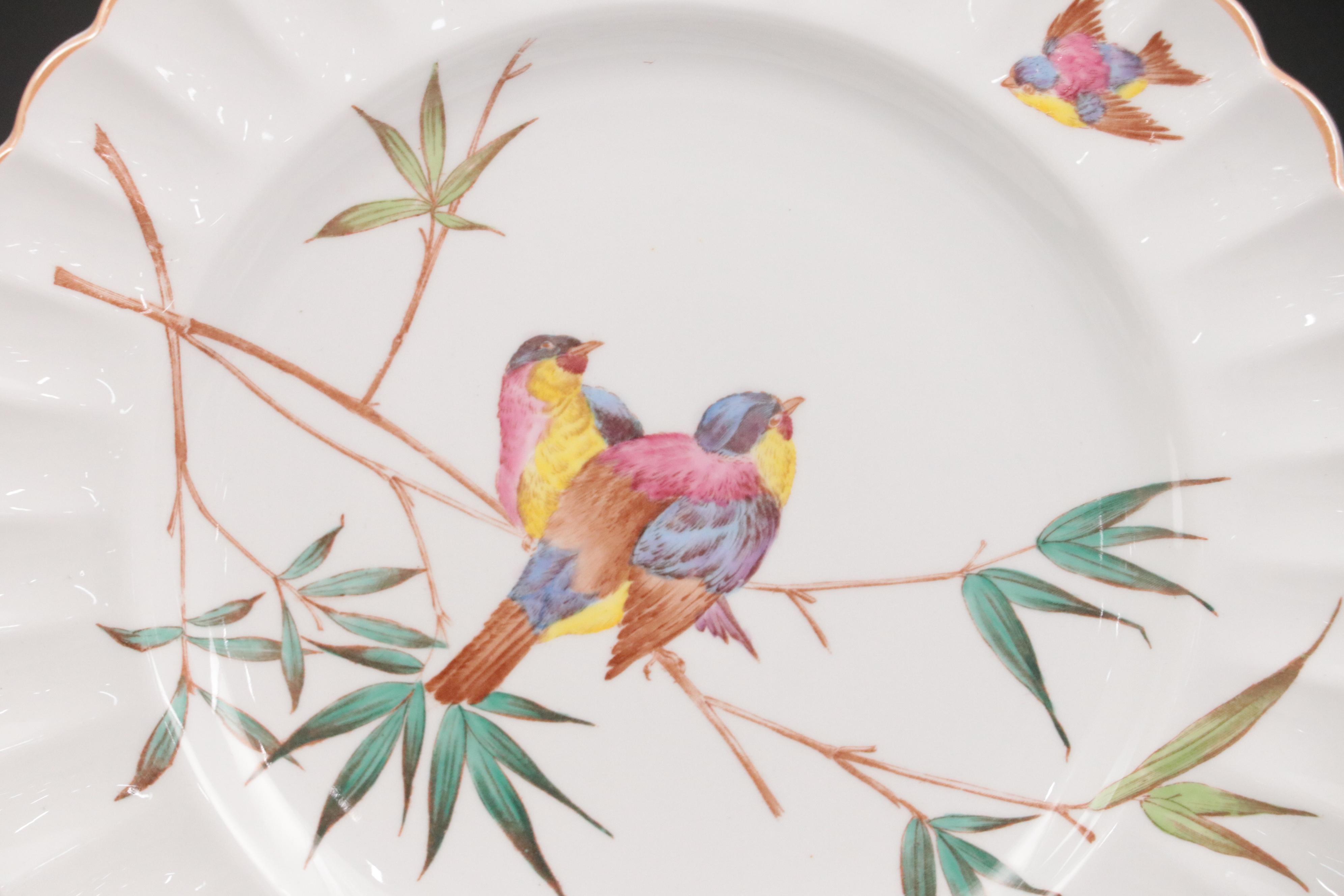 Copeland Spode Bird Pattern Dinnerware and Serving Pieces