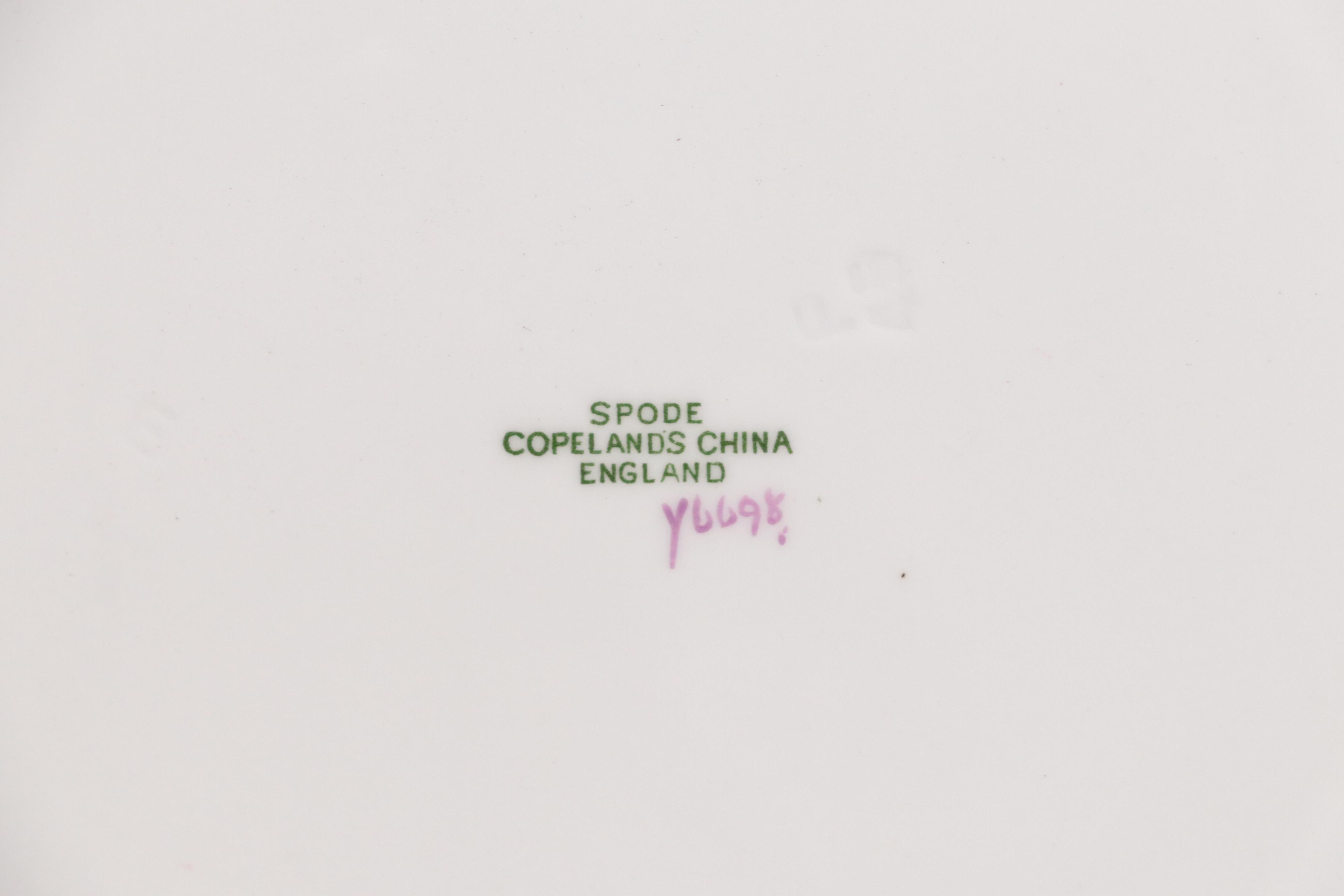 Copeland Spode Bird Pattern Dinnerware and Serving Pieces