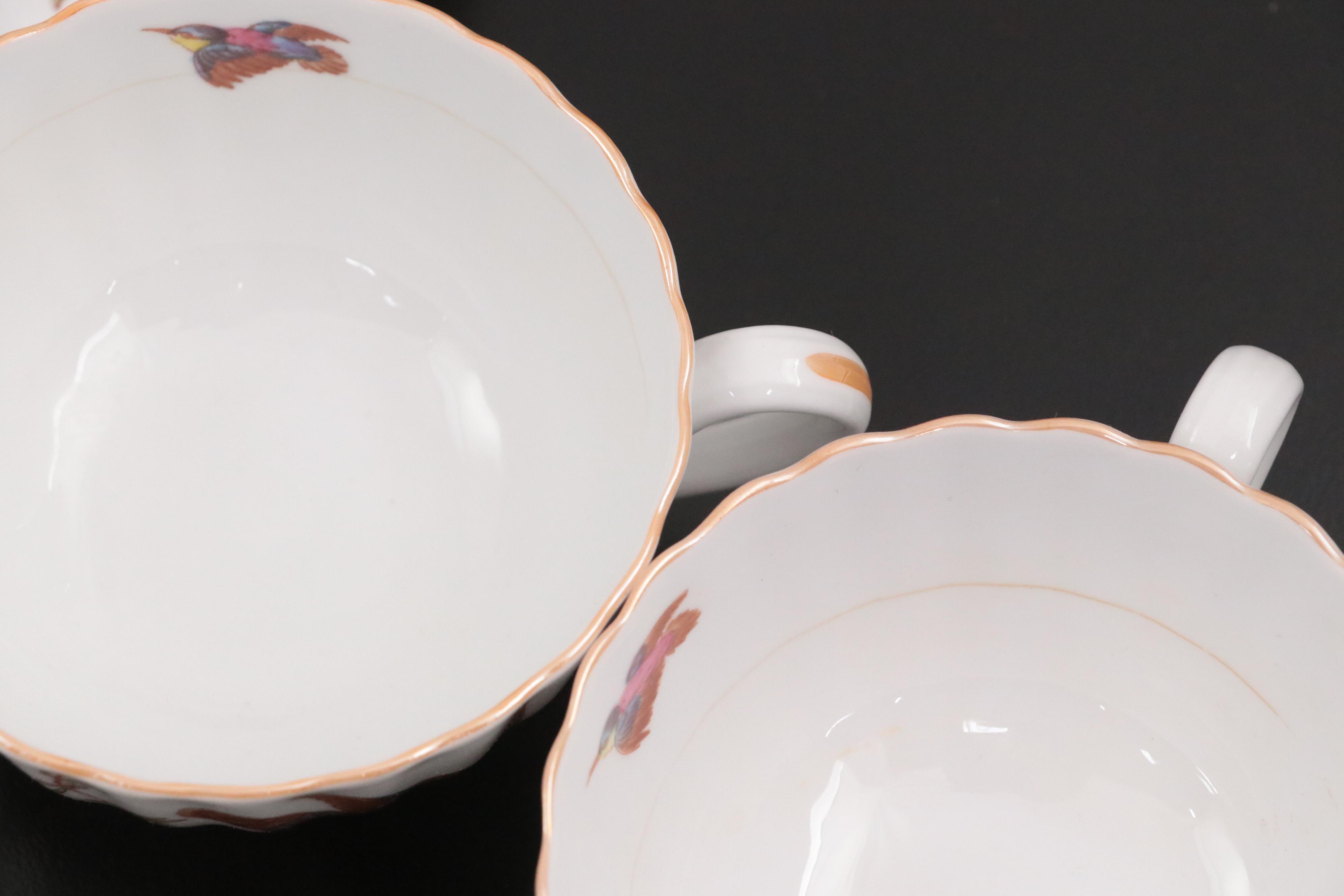 Copeland Spode Bird Pattern Dinnerware and Serving Pieces