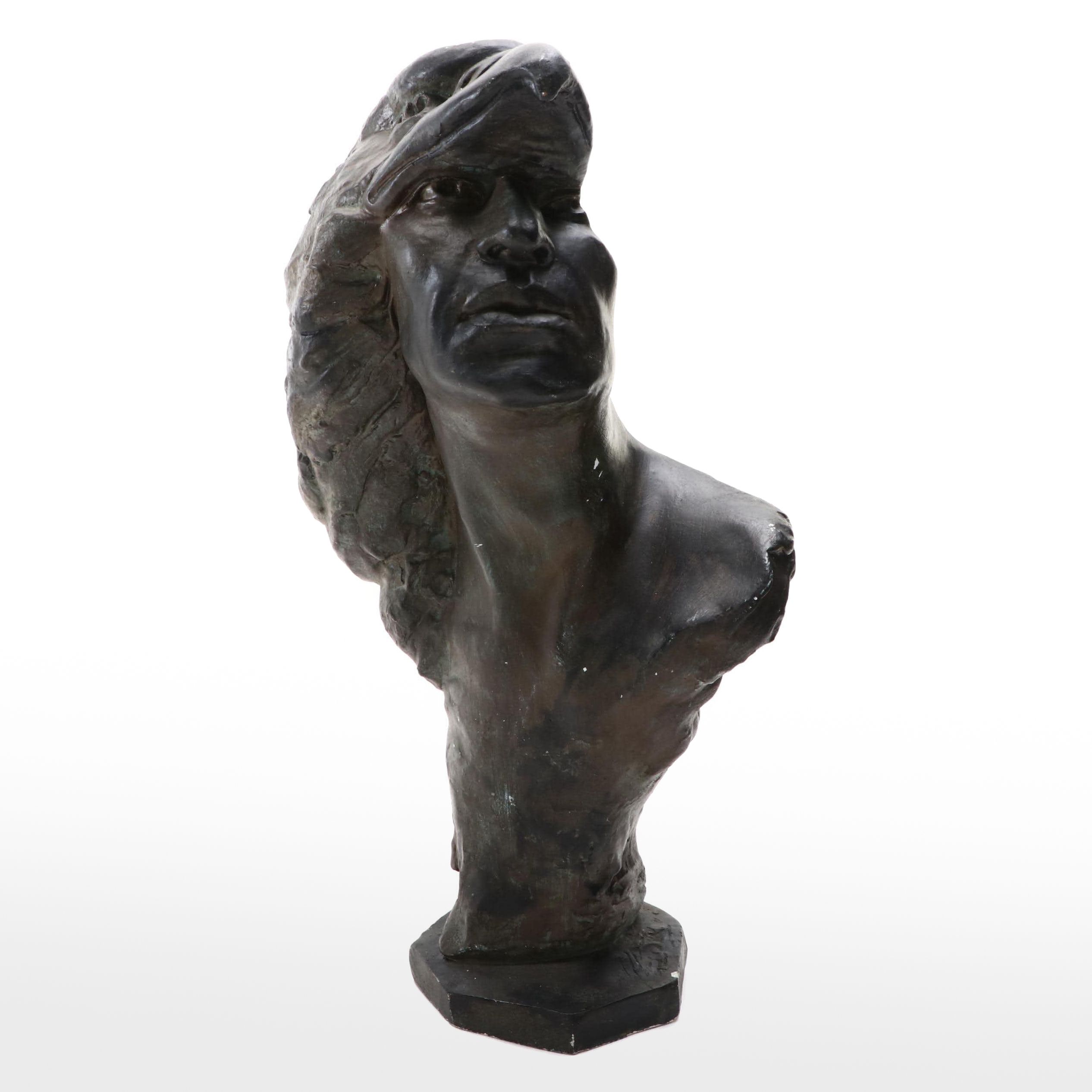 Mauro Possobon Artist Proof Sculpture "American Spirit," 1991