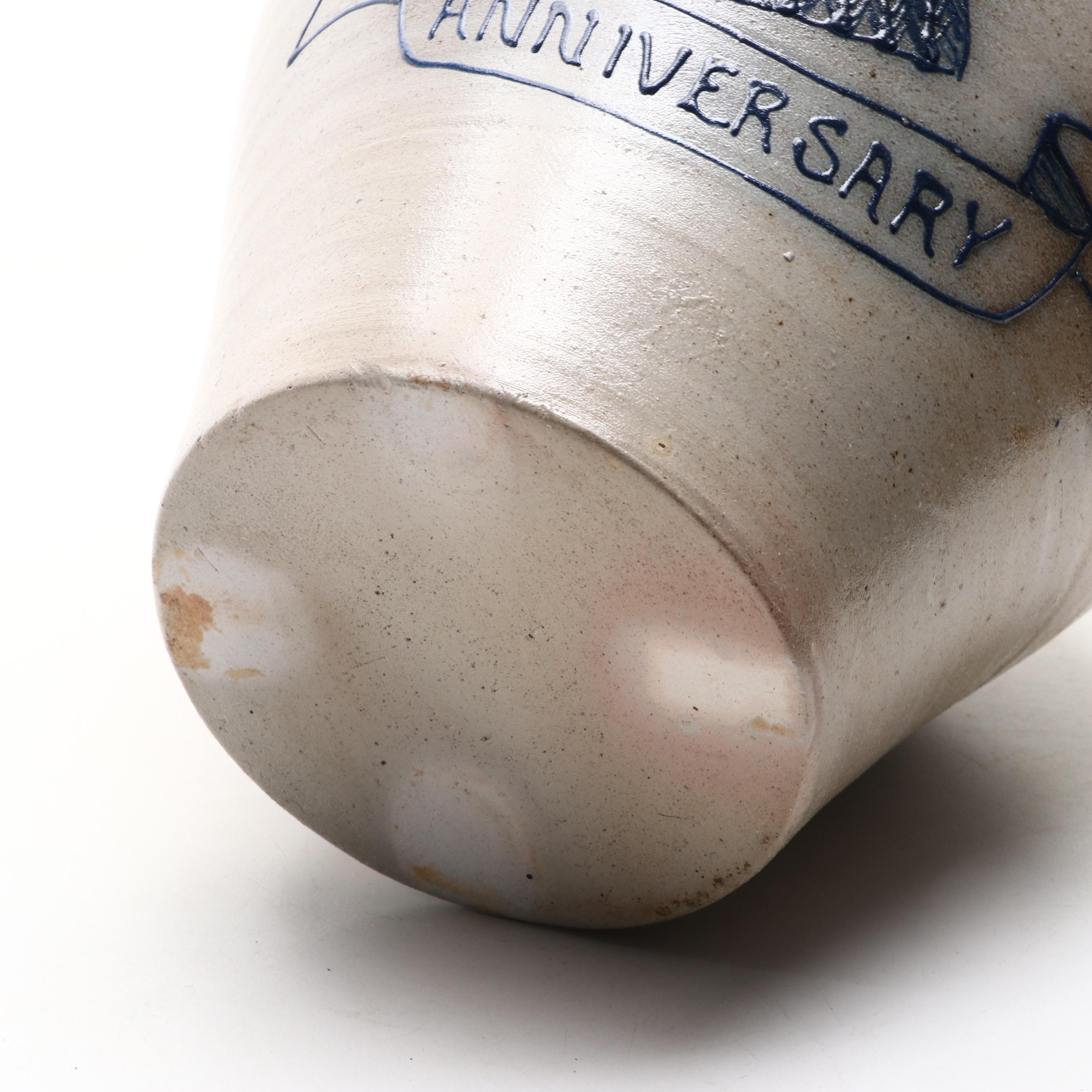 Rockdale Union Salt Glaze Stoneware Jug, 1989