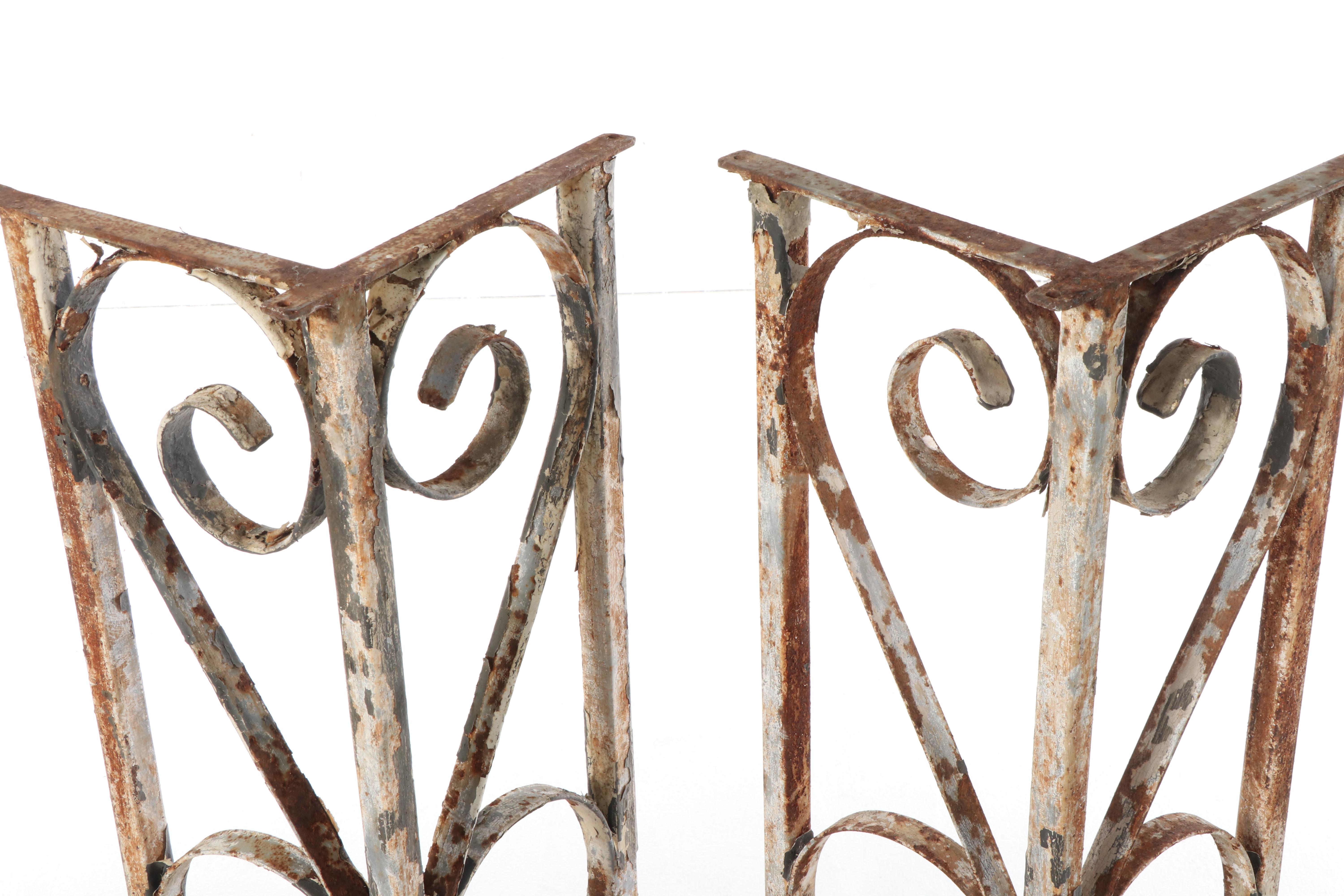 Decorative Wrought Iron Porch Columns