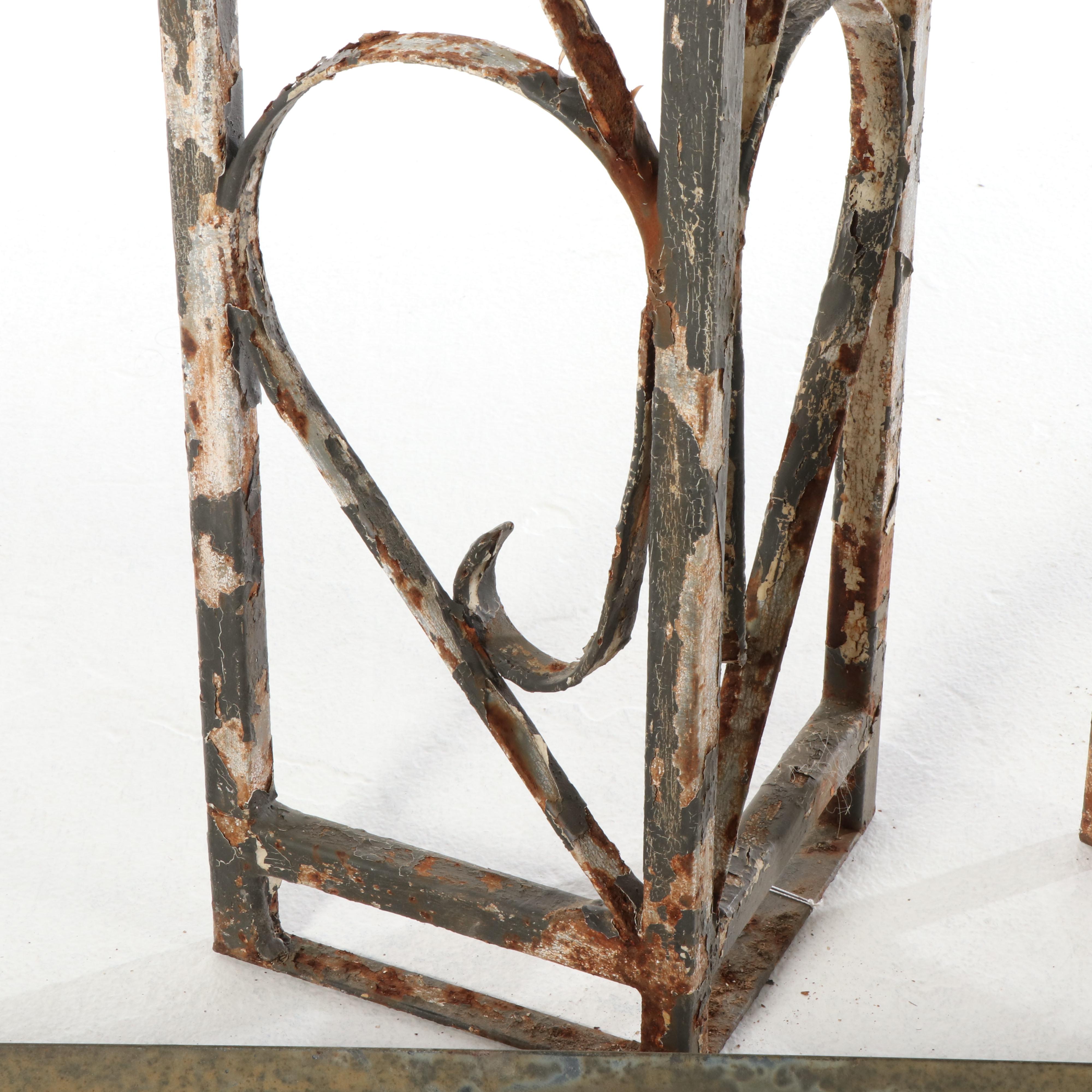 Decorative Wrought Iron Porch Columns